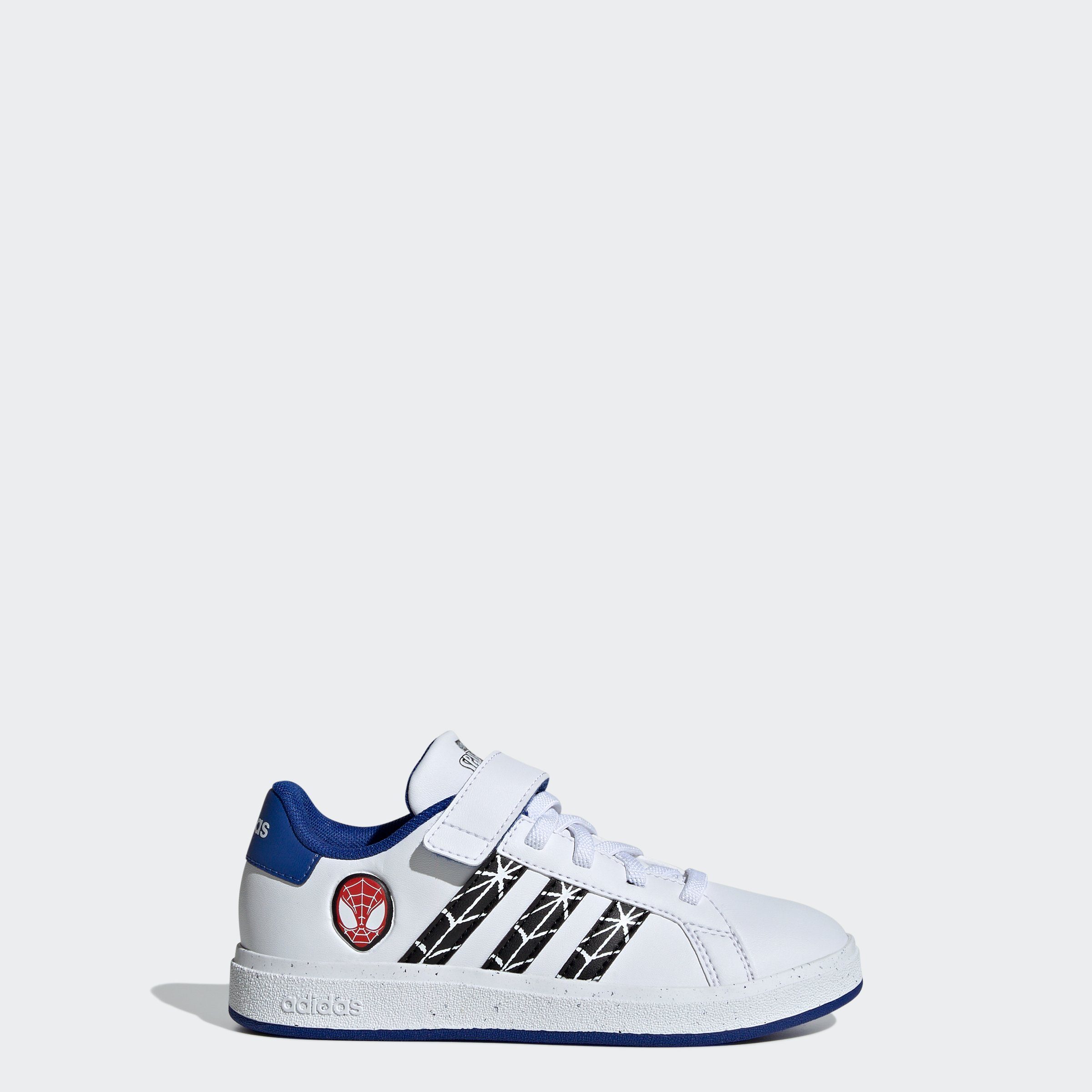 adidas Sportswear Sneakers MARVEL’S SPIDER-MAN GRAND COURT KIDS Design geïnspireerd op de adidas Superstar