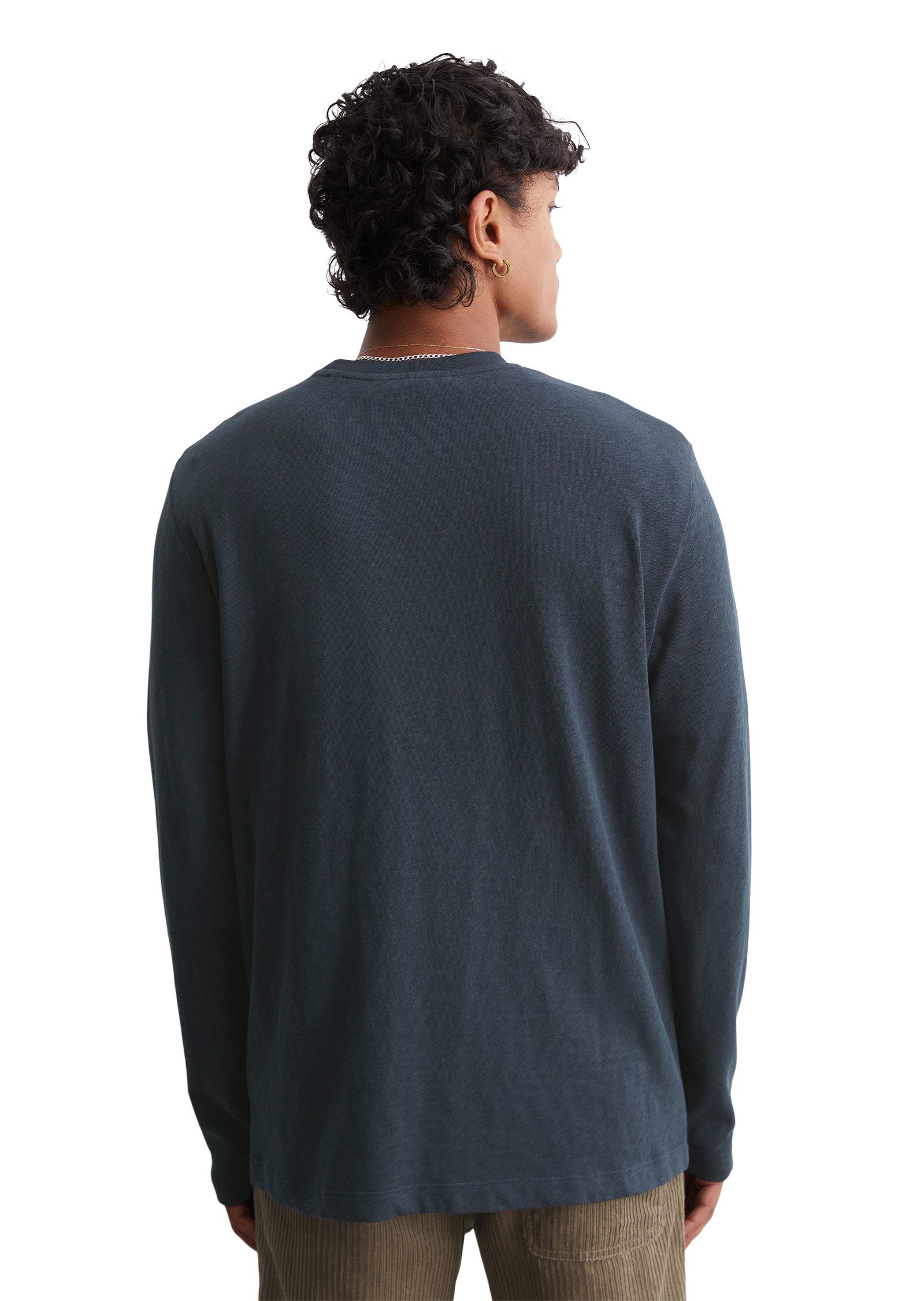 Marc O'Polo DENIM Longsleeve In aangenaam zachte en zware slub-jersey-kwaliteit