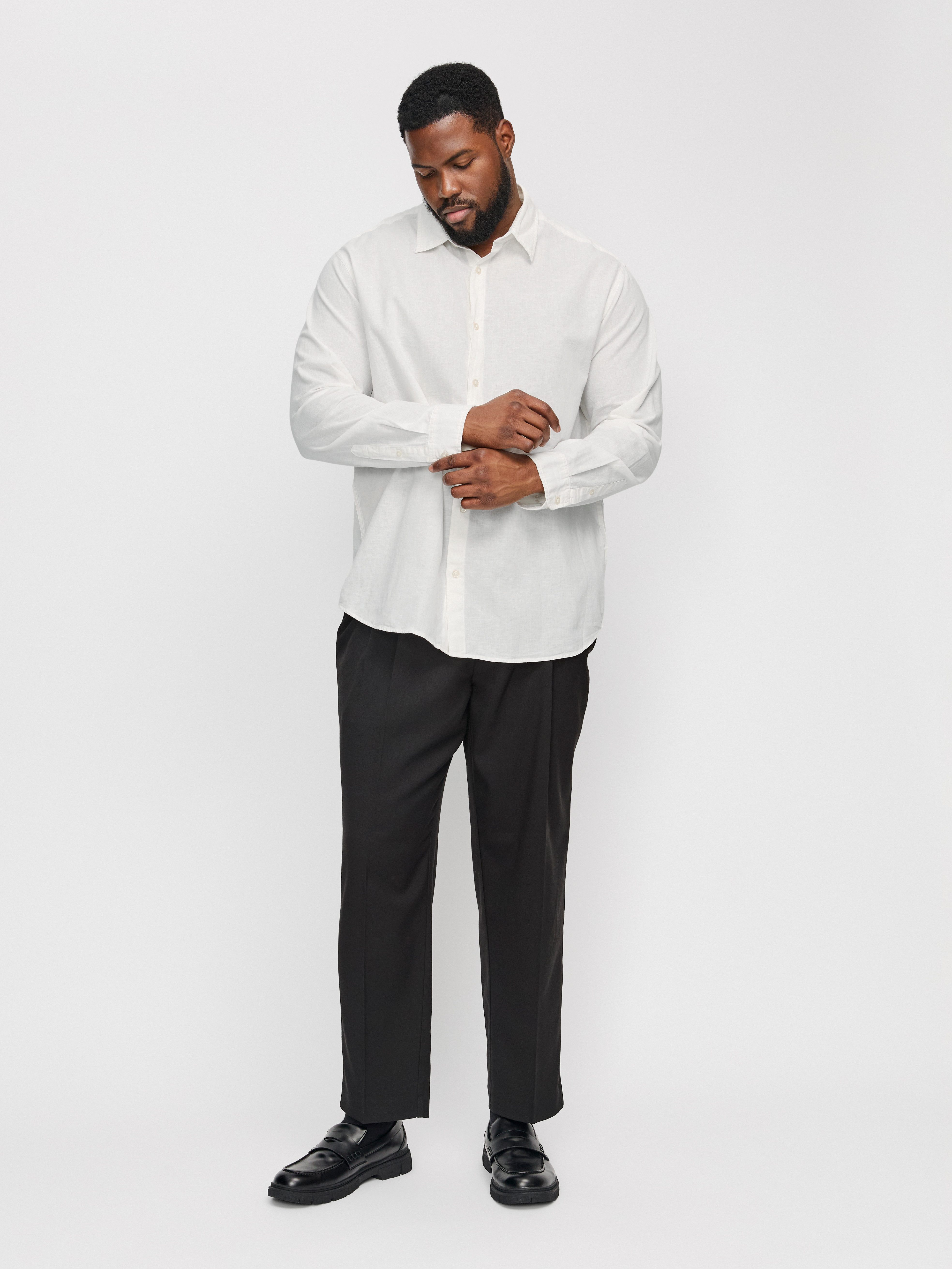 Jack & Jones PlusSize Overhemd met lange mouwen JJEBREEZE SHIRT LS SN PLS