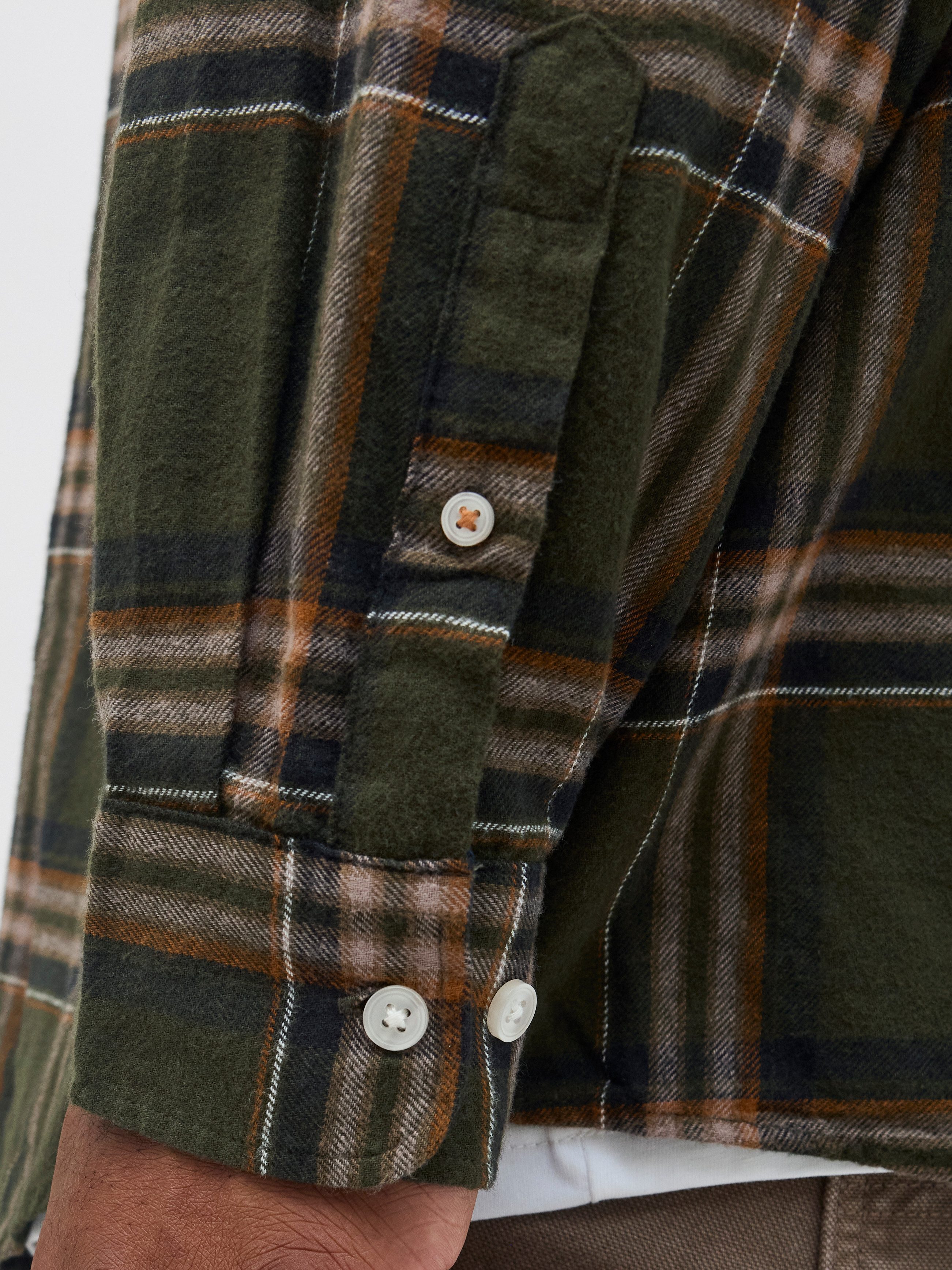 Jack & Jones PlusSize Overhemd met lange mouwen JJECLASSIC FLANNEL CHECK SHIRT LS SN PLS