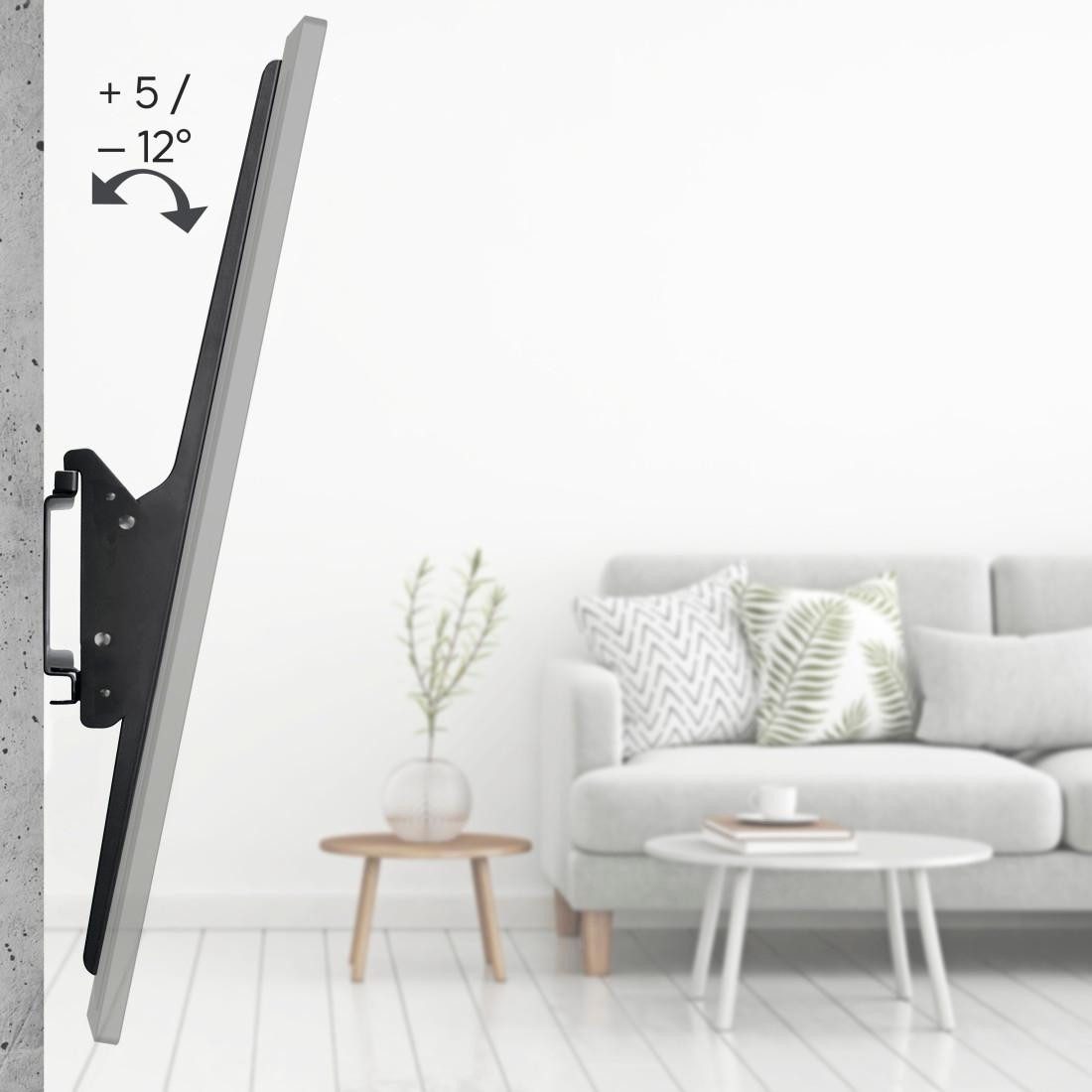 Hama Tv-wandhouder Beugel kantelbaar, 94 - 304,8 cm (37" - 120"), 43", 50", 55", 65", 75"