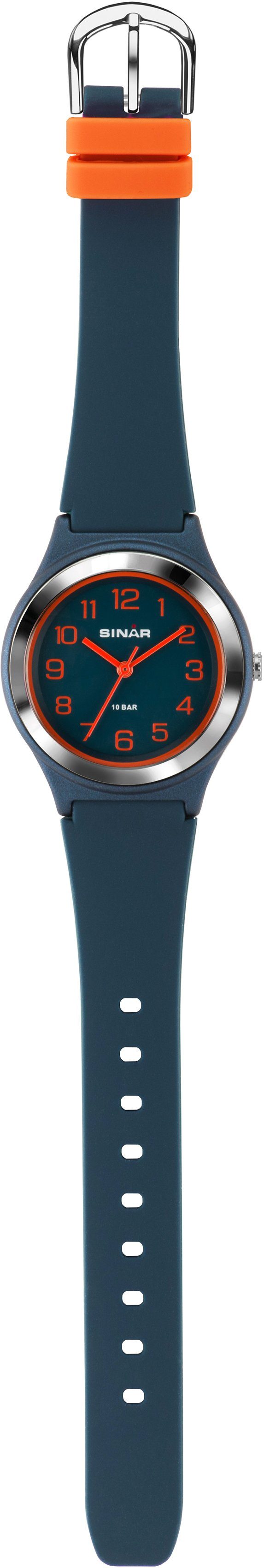 SINAR Kwartshorloge XB-48-12 Horloge, dameshorloge, analoog, siliconen band