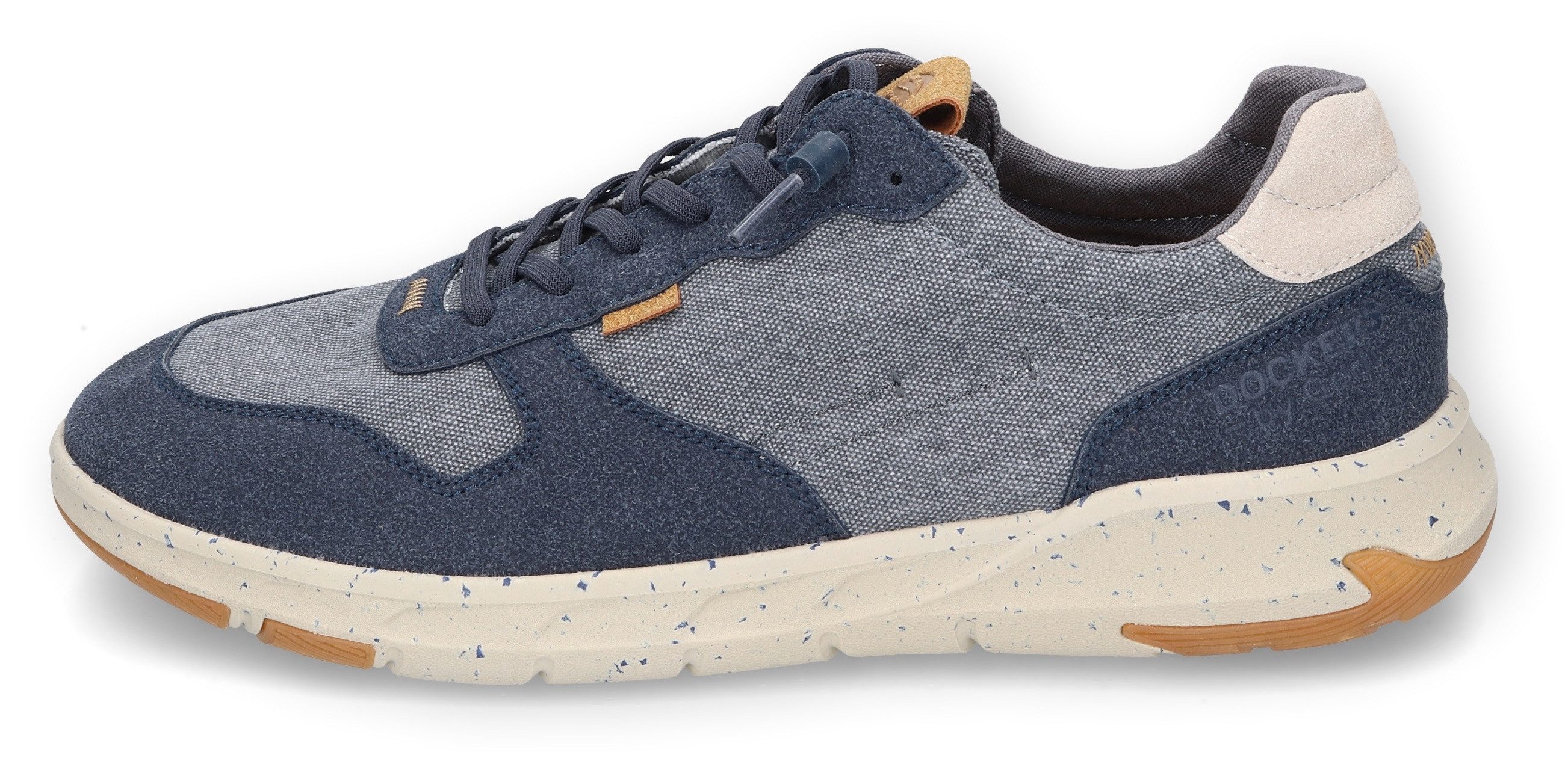 Dockers by Gerli Slip-on sneakers , slippers, vrijetijdsschoen, lage schoen, zomerschoen in jeanslook