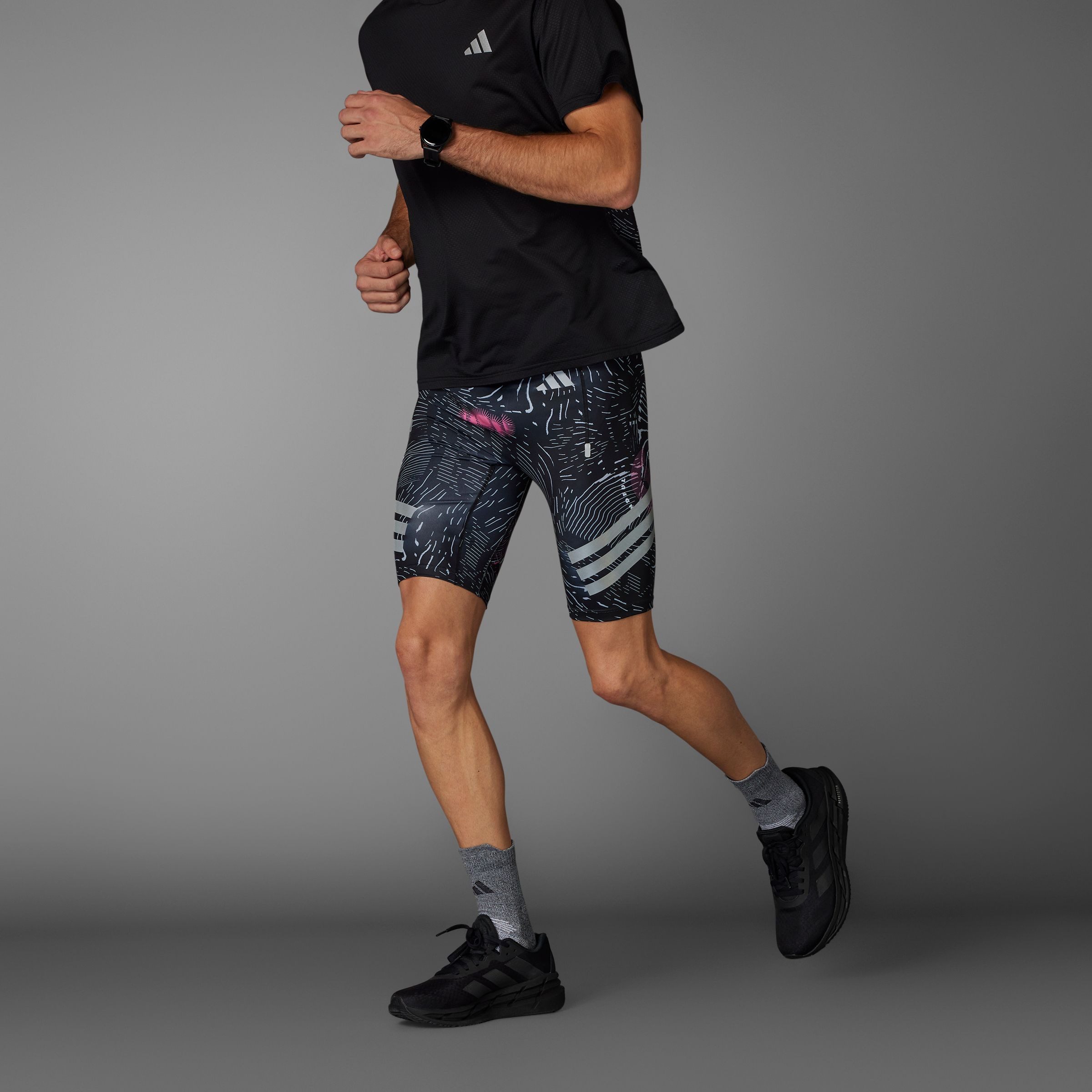 adidas Performance Runningshort BTN BIKER TIG M (1-delig)