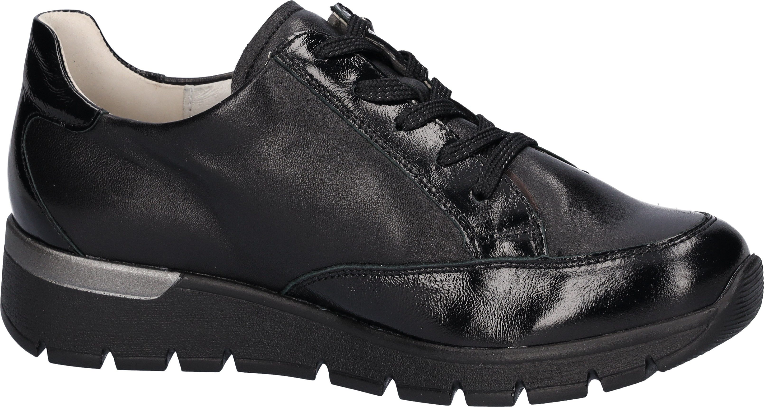 Waldläufer Sneakers K-RAMONA , vrijetijdsschoen, lage schoen, veterschoen in comfortbreedte k (=extra breed)