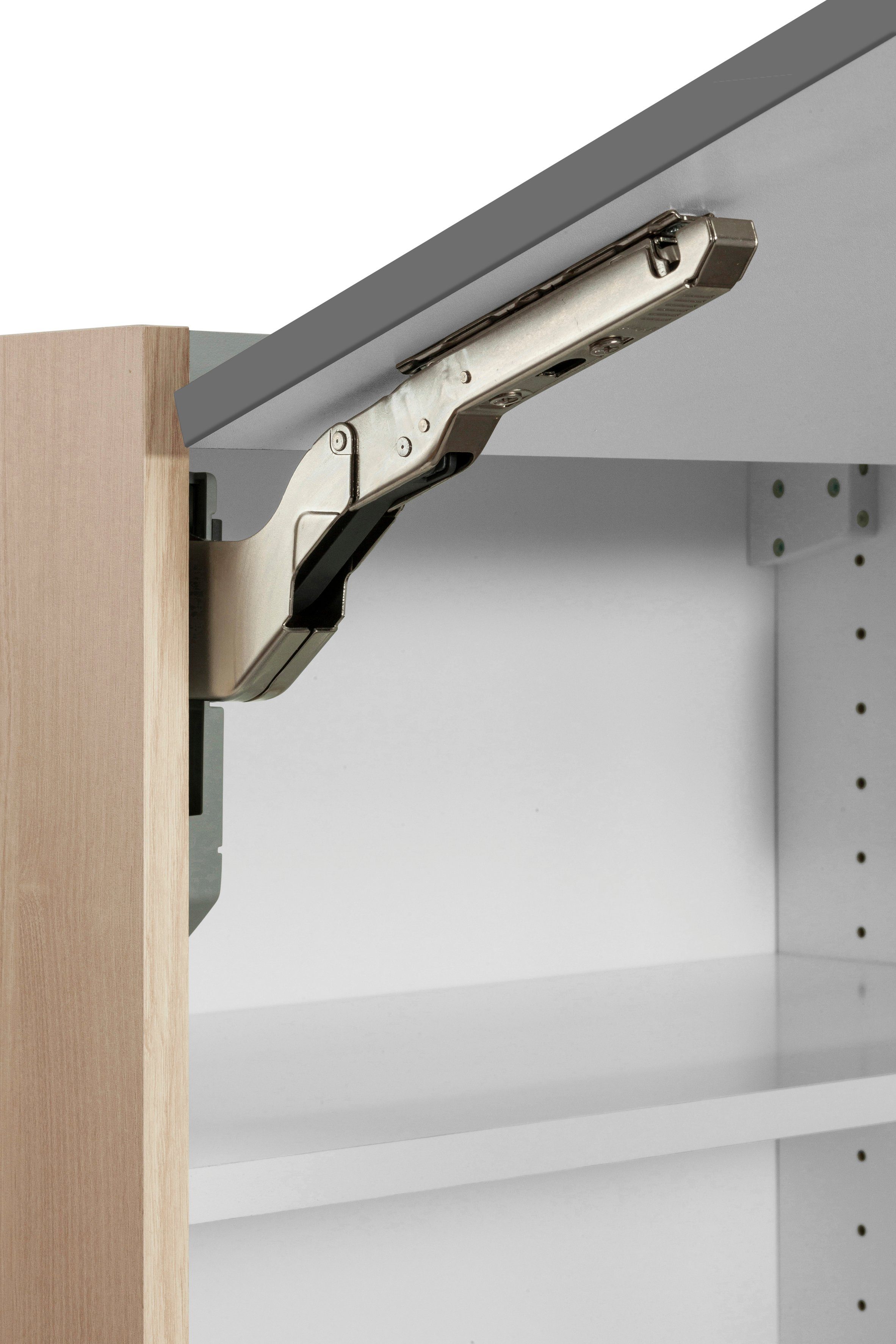 OPTIFIT Hangend kastje met klep Bern Breedte 60 cm, 1 klep inclusief demper, met metalen greep