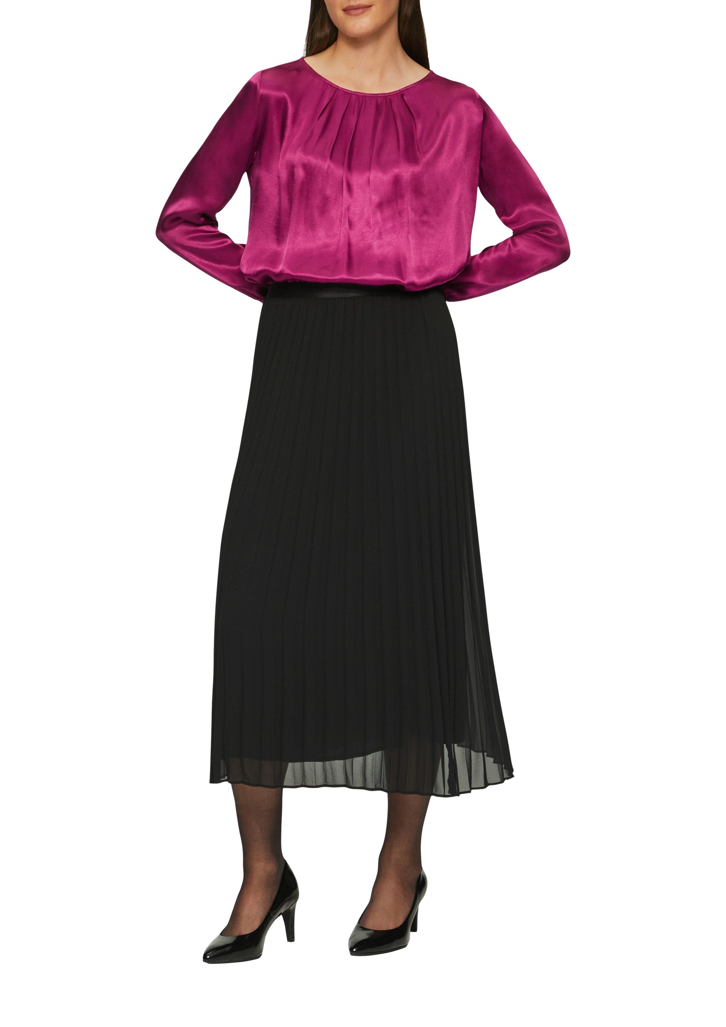 s.Oliver BLACK LABEL Shirt met lange mouwen met boothals