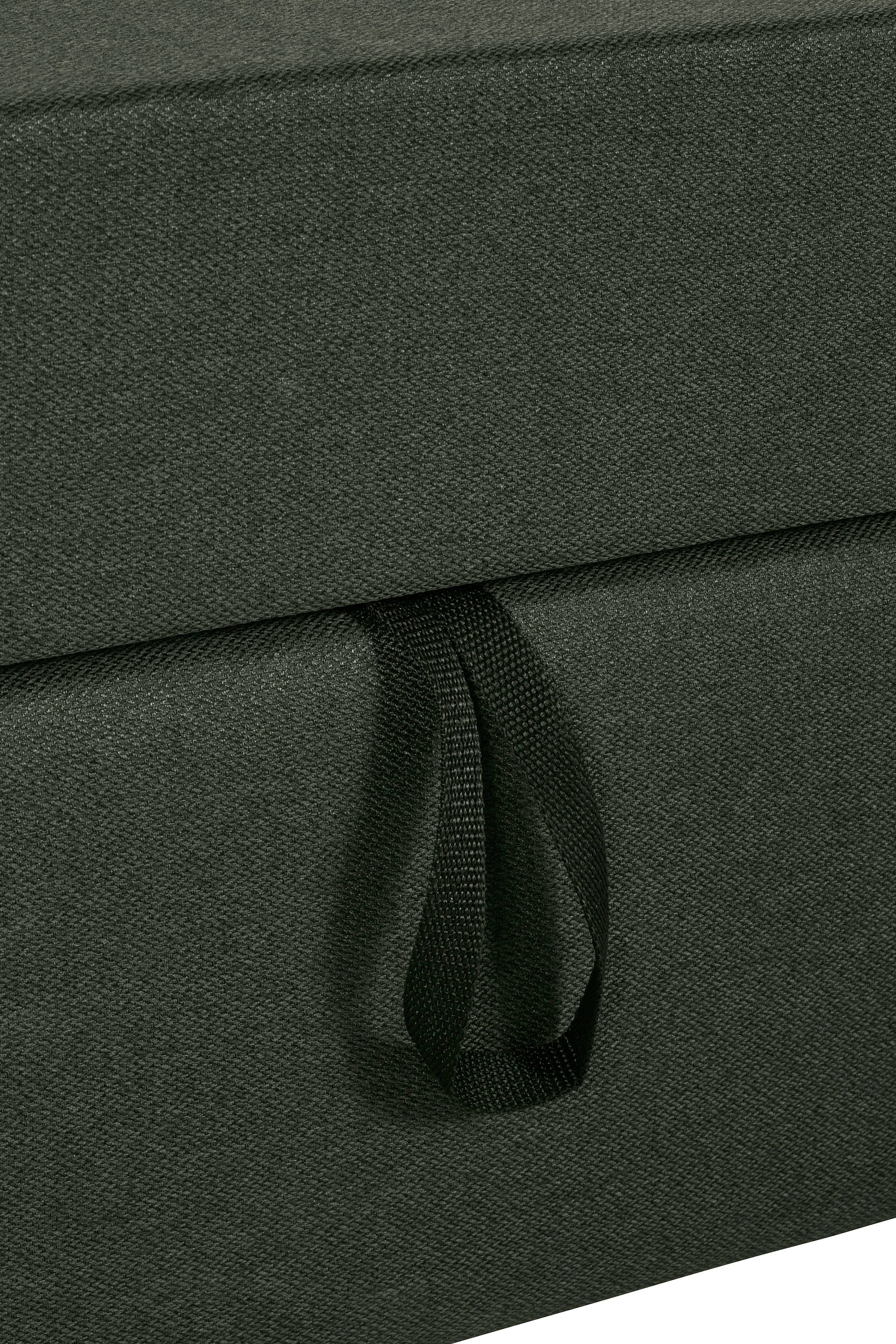 DOMO collection Hoekbank Topper, elegant en tijdloos, compacte afmetingen 245/155cm, L-vorm