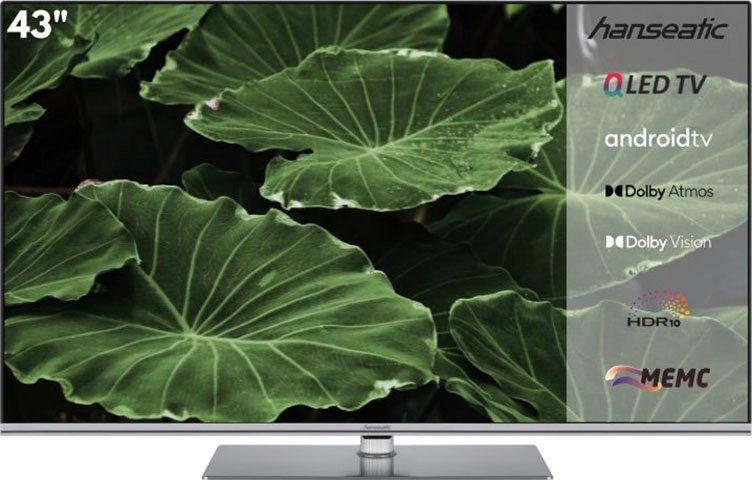 Hanseatic QLED-TV 43Q850UDS, 108 cm / 43 ", 4K Ultra HD, Android TV - Smart TV