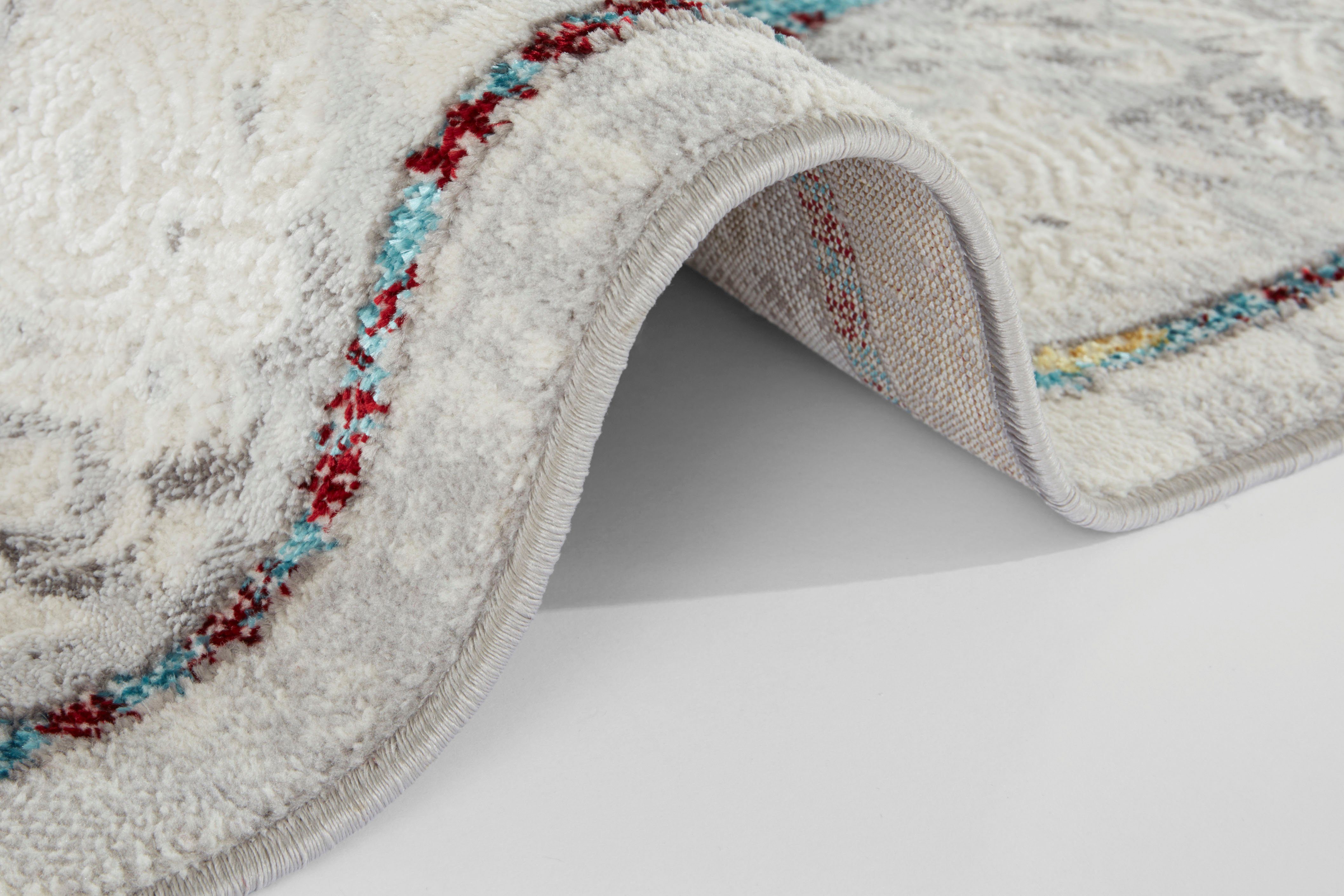 HANSE Home Vloerkleed Alba Korte pool, oriënt design, lichte glans, gesneden reliëfpatroon 3D- look