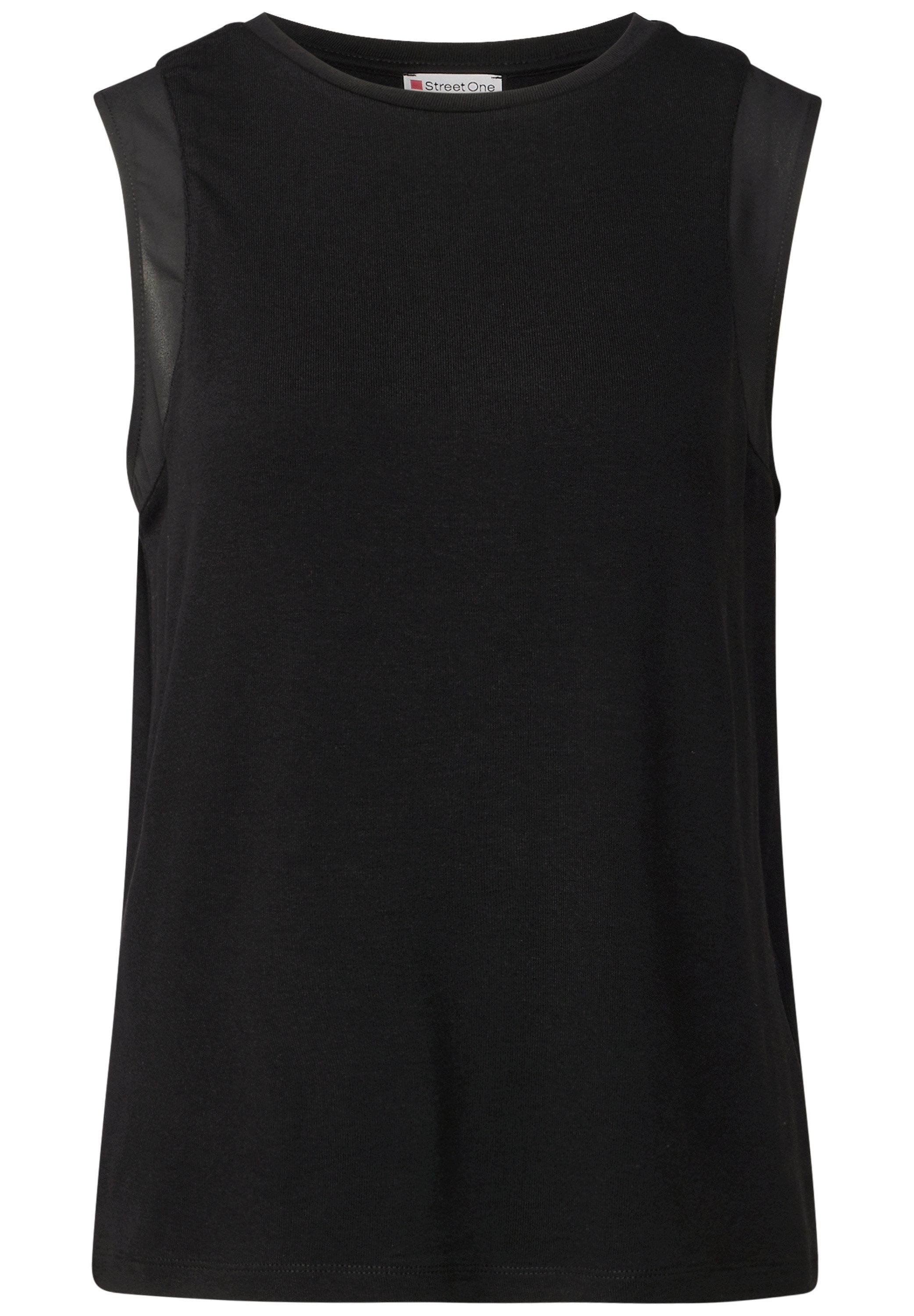 STREET ONE Top met chiffondetails