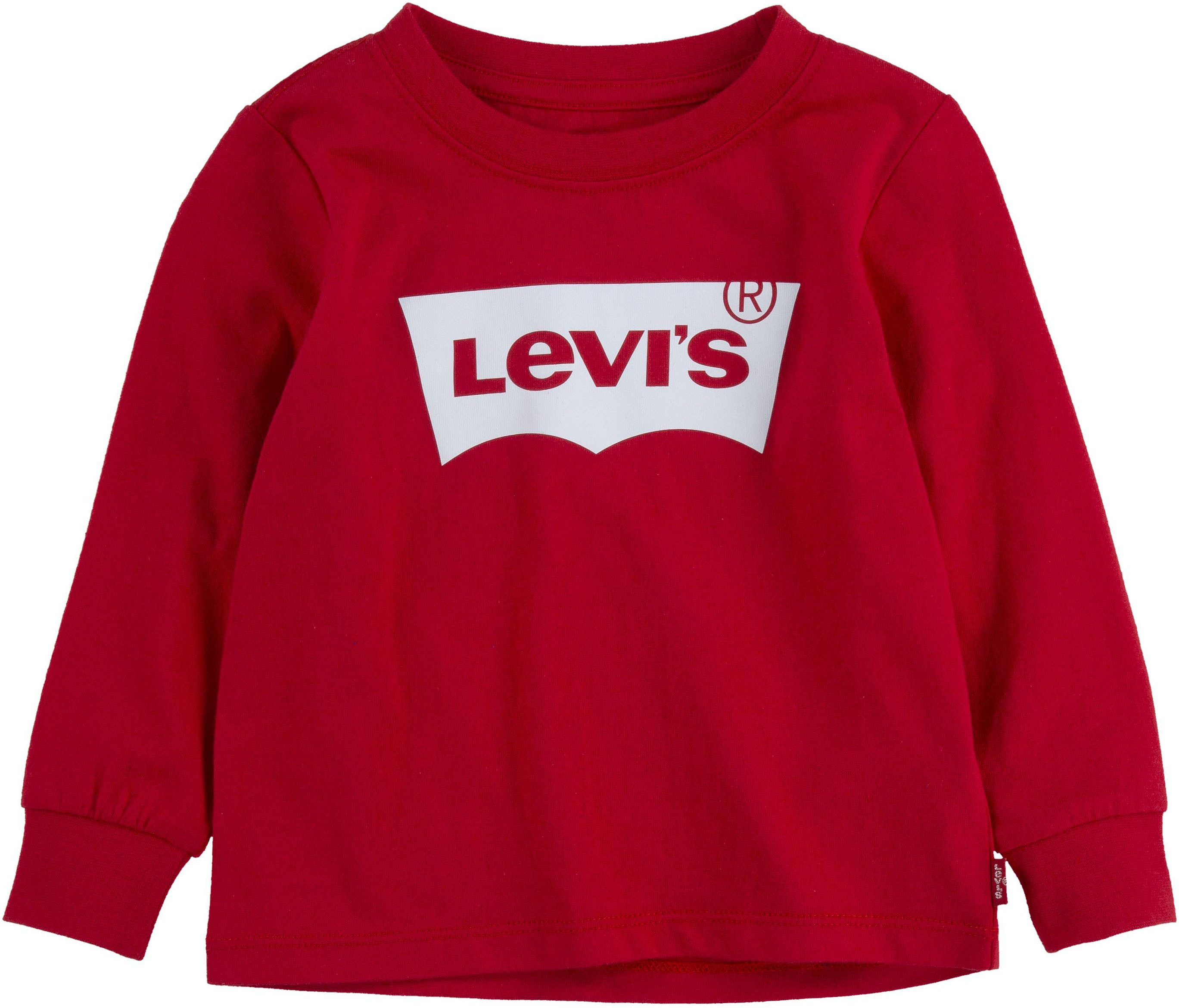Levi's Kidswear Shirt met lange mouwen Batwing tee