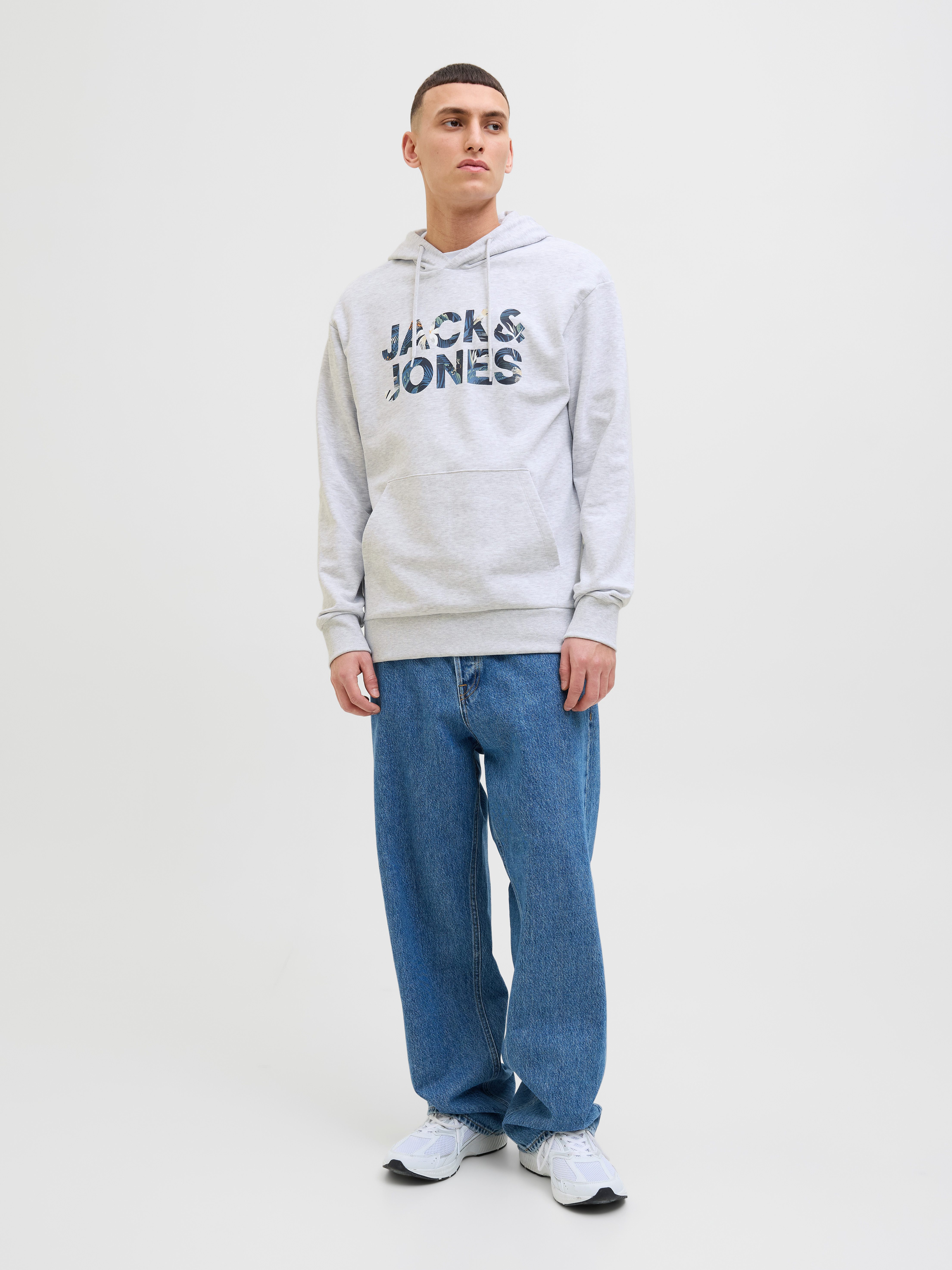 Jack & Jones Hoodie JJEBRYAN CORP LOGO SWEAT HOOD NOOS