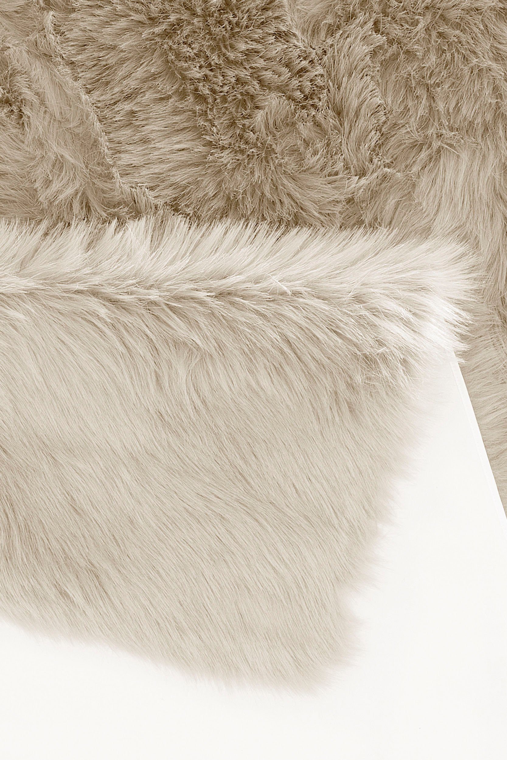 my home Hoogpolig vloerkleed Valeria schapenvacht tapijt knuffelig Imitatiebont, zachte vloerkleden, woonkamer, slaapkamer, eetkamer