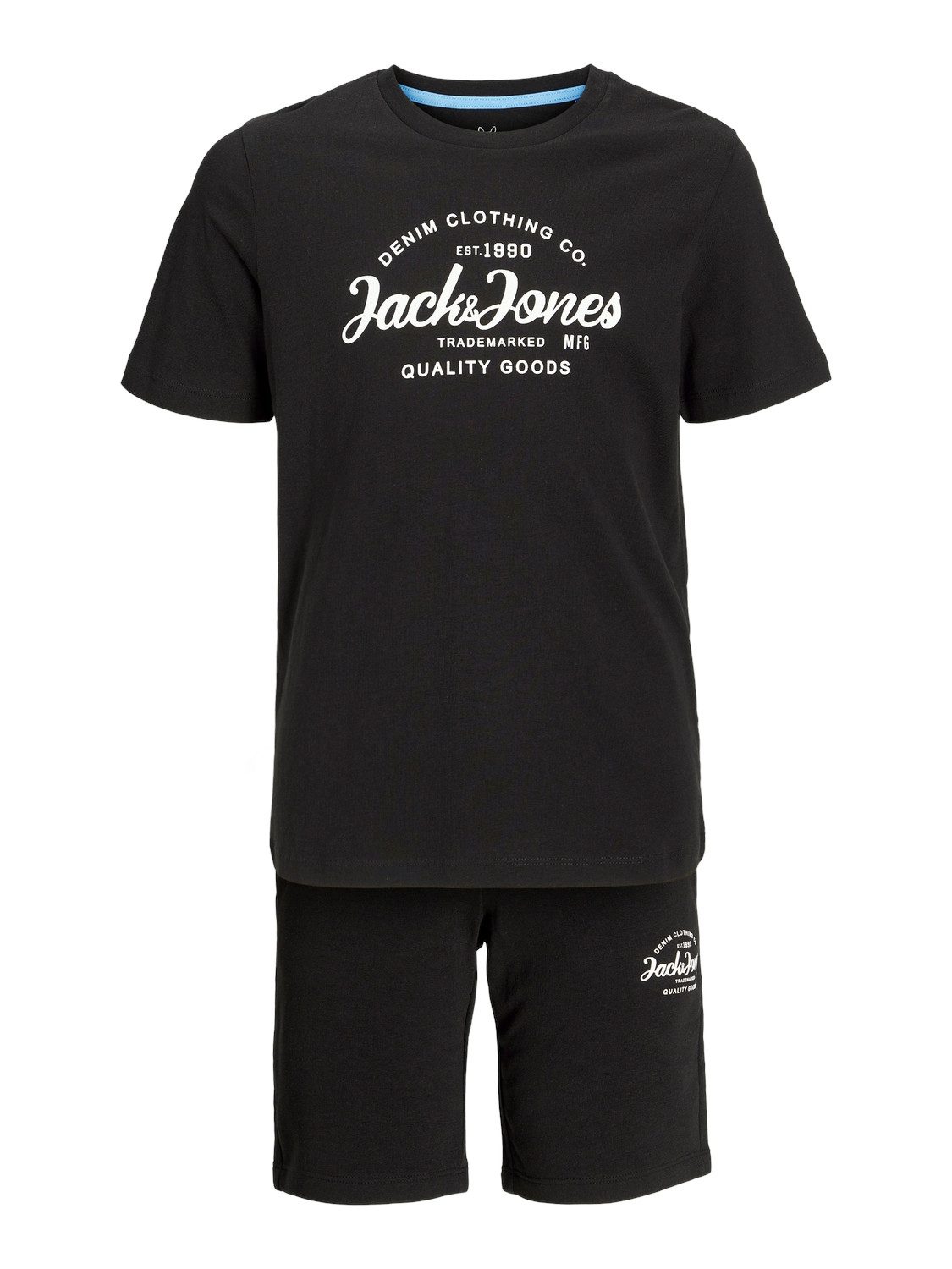 Jack & Jones Junior T-shirt JJFOREST TEE SS CREW SET PACK MP JNR (set, 2-delig)