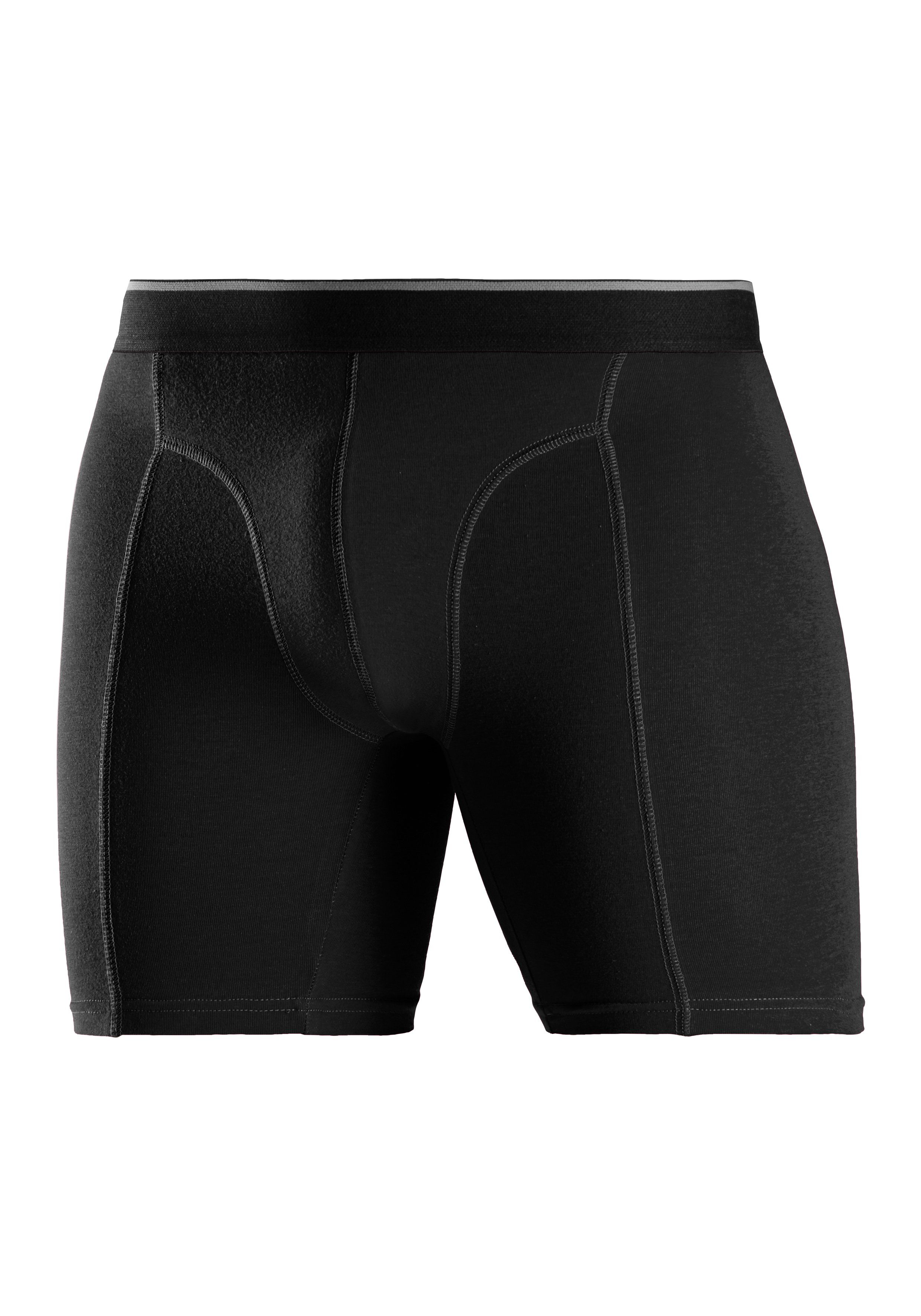 AUTHENTIC LE JOGGER Lange boxershort met twee kleuren geweven band en langere pijpen (set, 5 stuks)