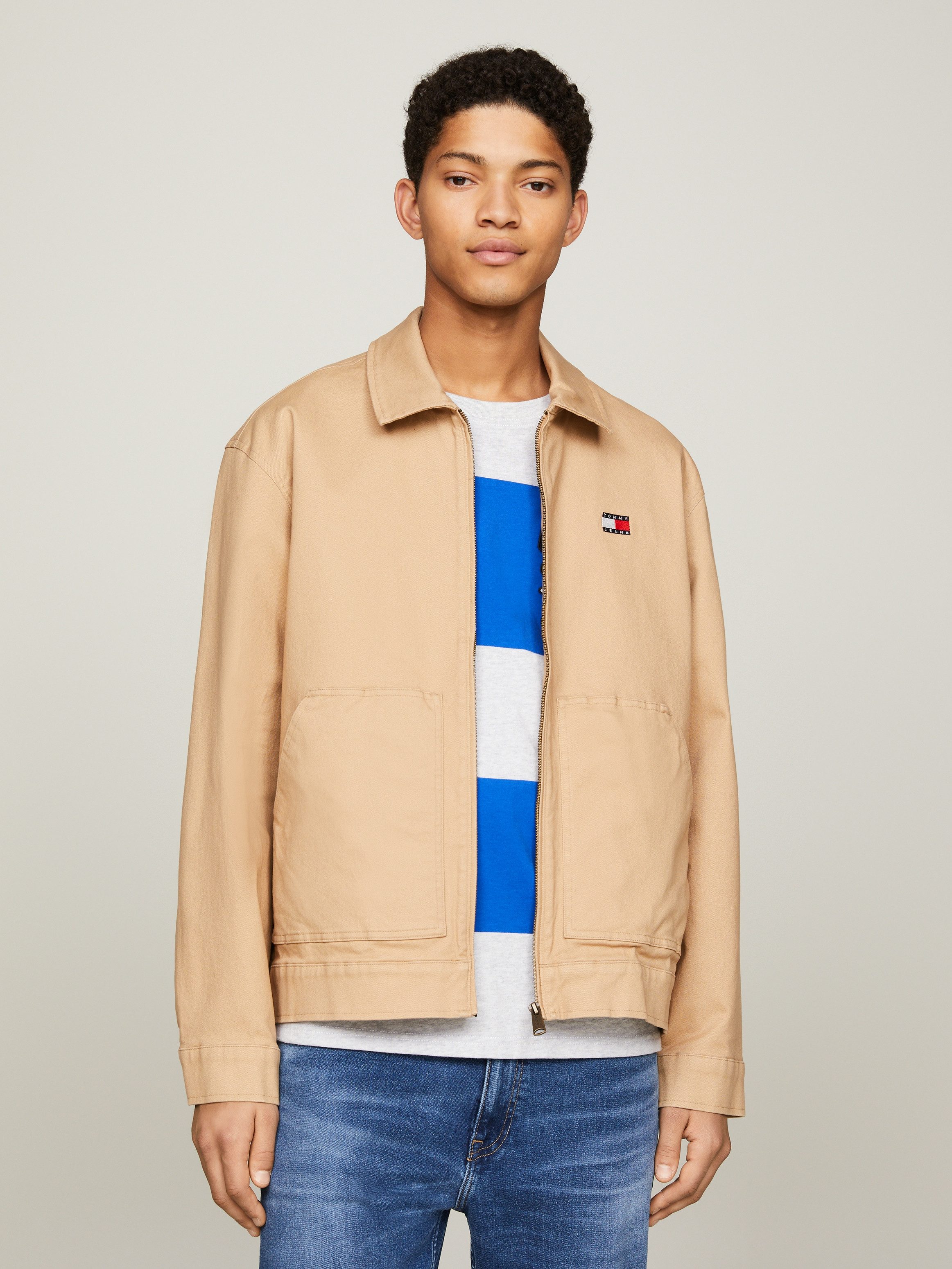 TOMMY JEANS Kort jack TJM REG COTTON JACKET EXT
