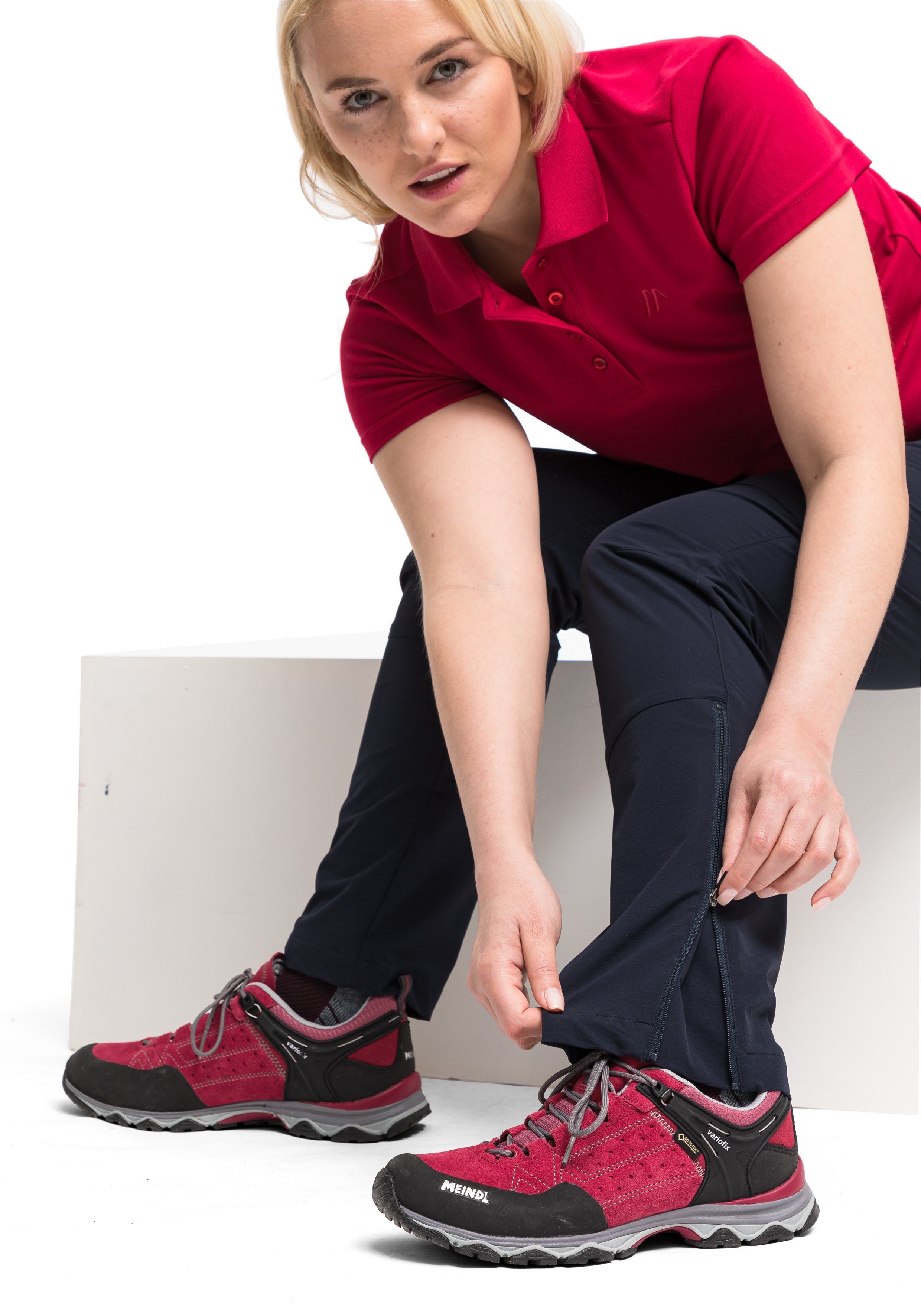 Maier Sports Functionele broek Norit Zip 2.0 W met praktische zipp-offfunctie