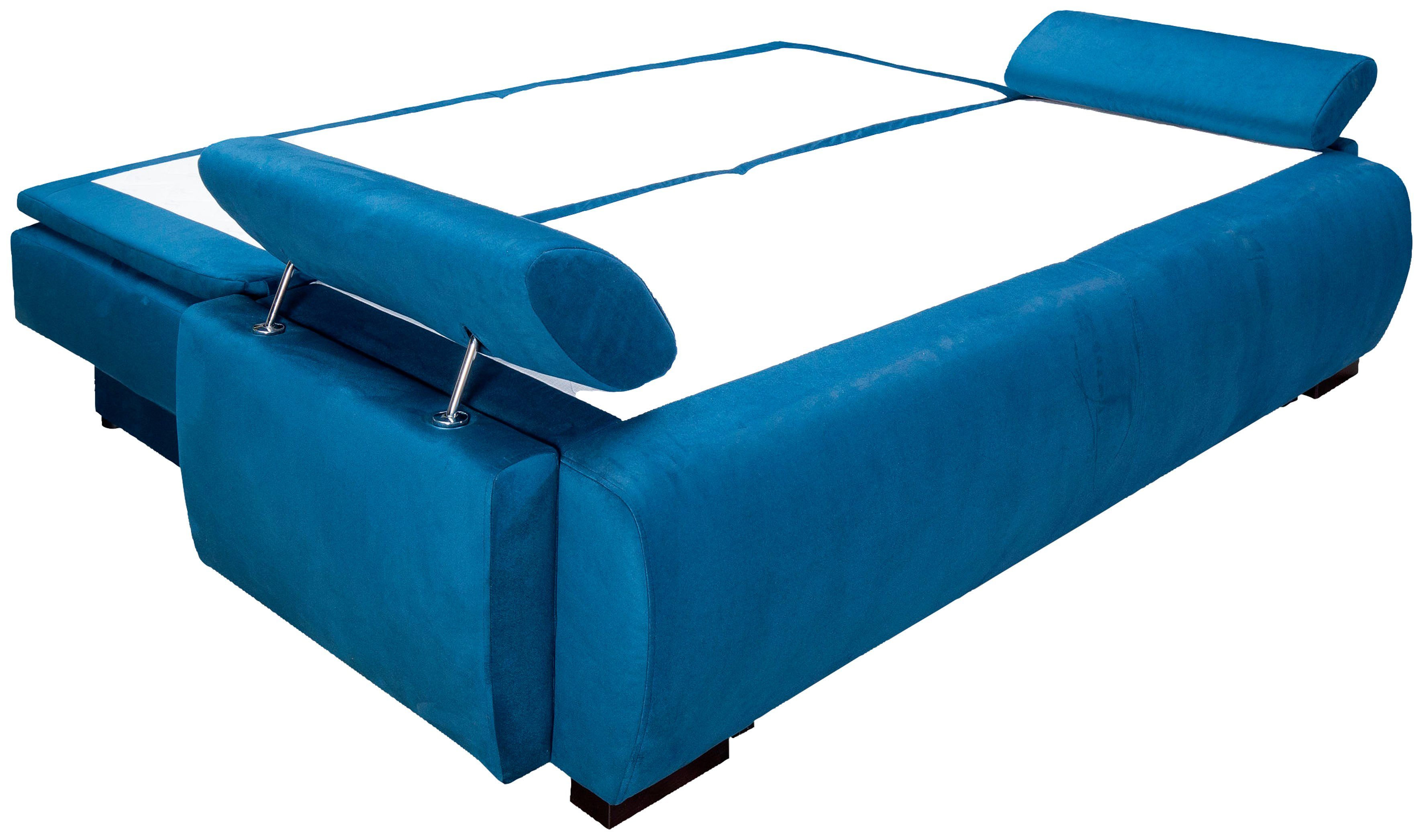 INOSIGN Slaapbank Romeo met boxspringopbouw, slaapfunctie & bedkist, bank met bedfunctie
