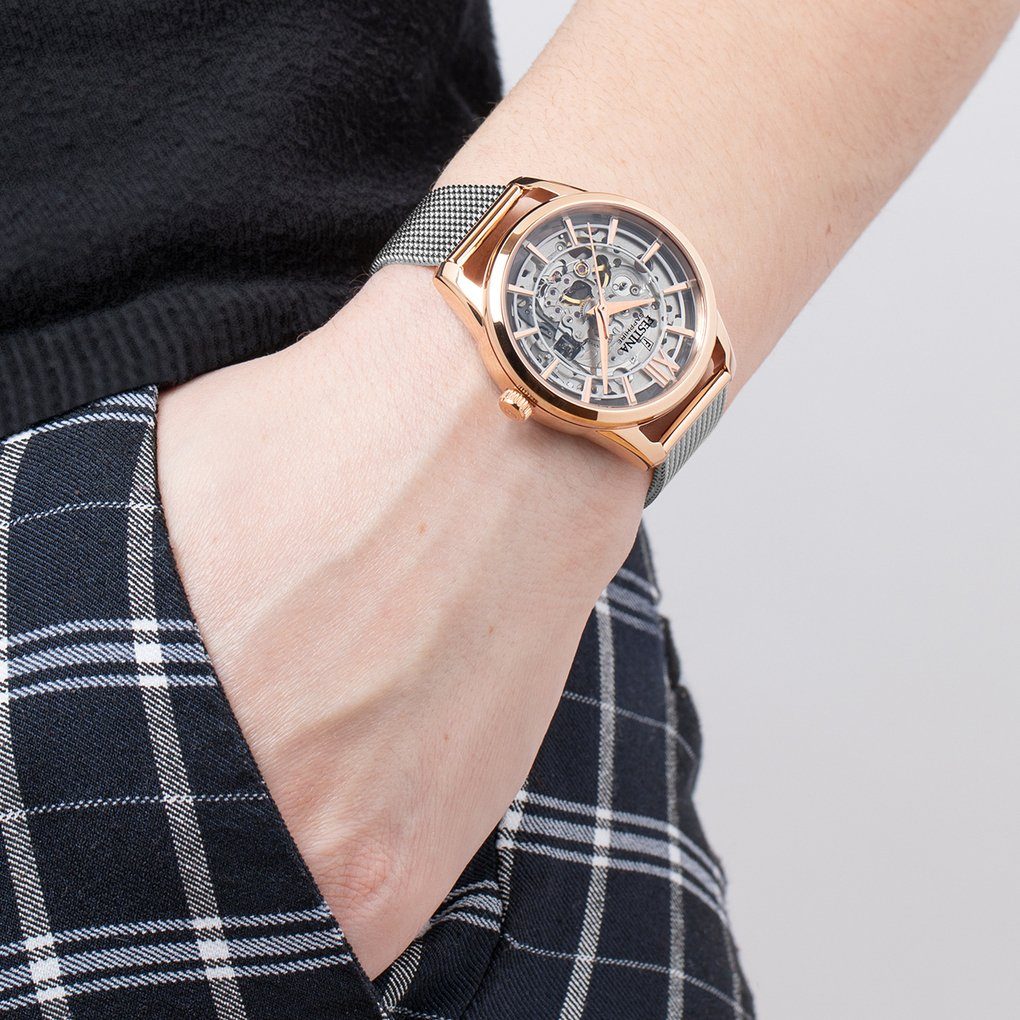 Festina Automatisch horloge Automaat Horloge, dameshorloge, mechanische horloge, stalen armband