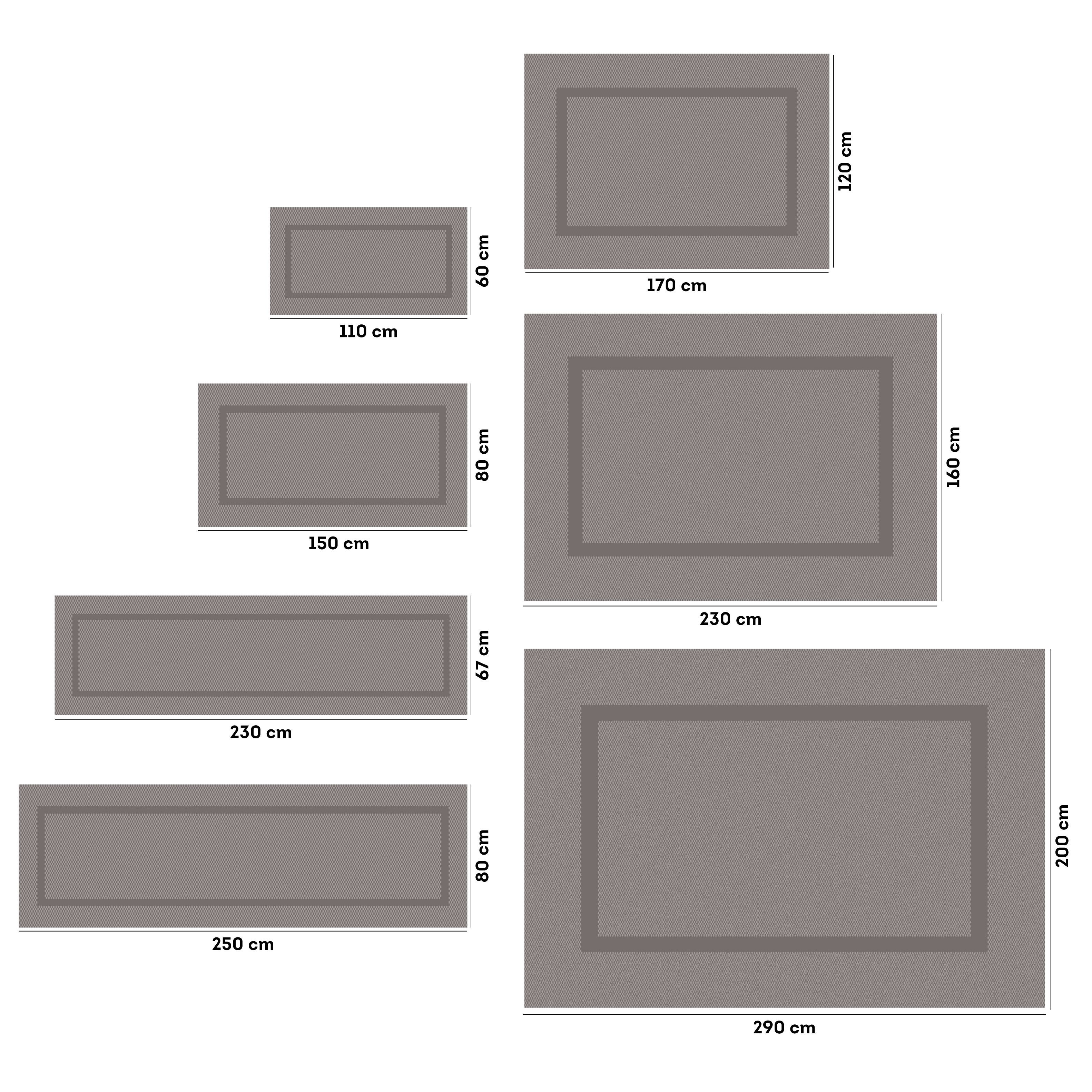 my home Vloerkleed Venetië bies Geschikt voor binnen en buiten, sisal-look, weerbestendig & uv-bestendig