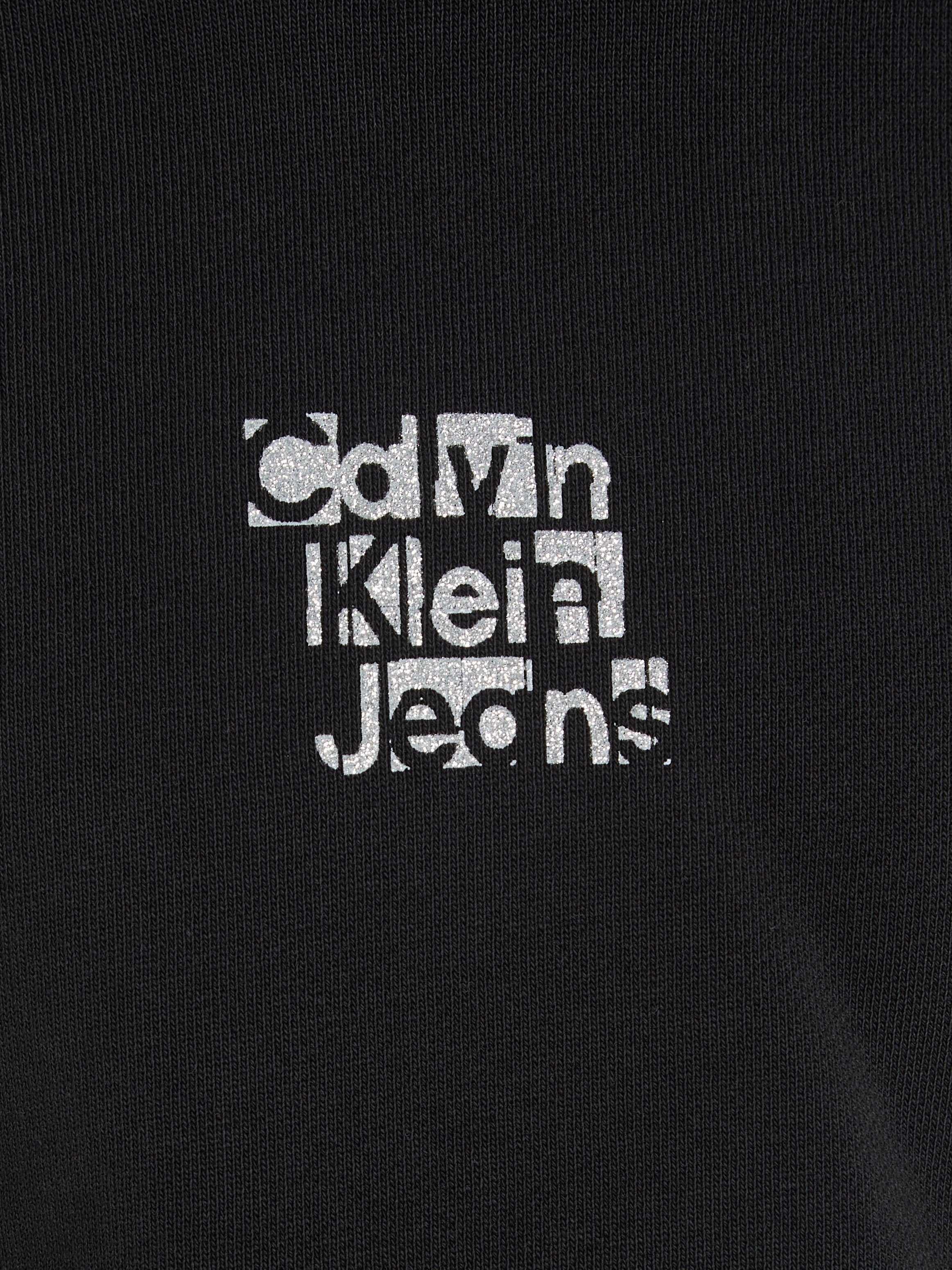 Calvin Klein Sweatshirt METALLIC CKJ BACK LOGO HOODIE