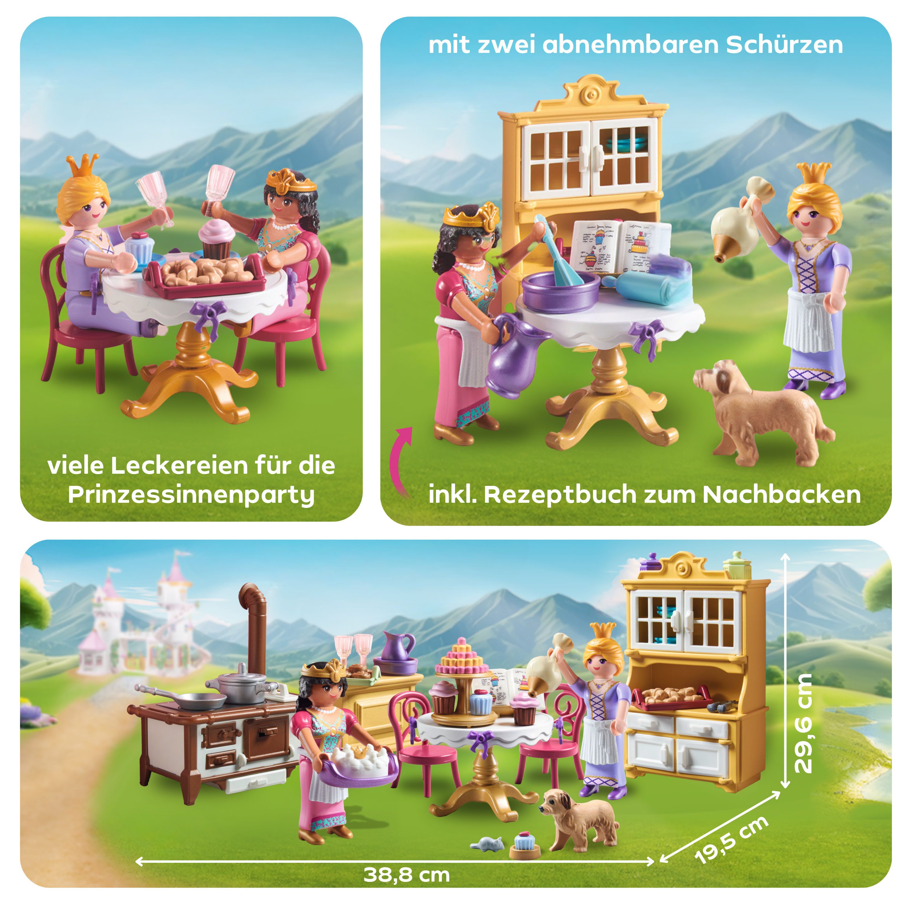 Playmobil® Constructie-speelset Königliche Küche (71848), Playmobil Princess Magic (94-delig)