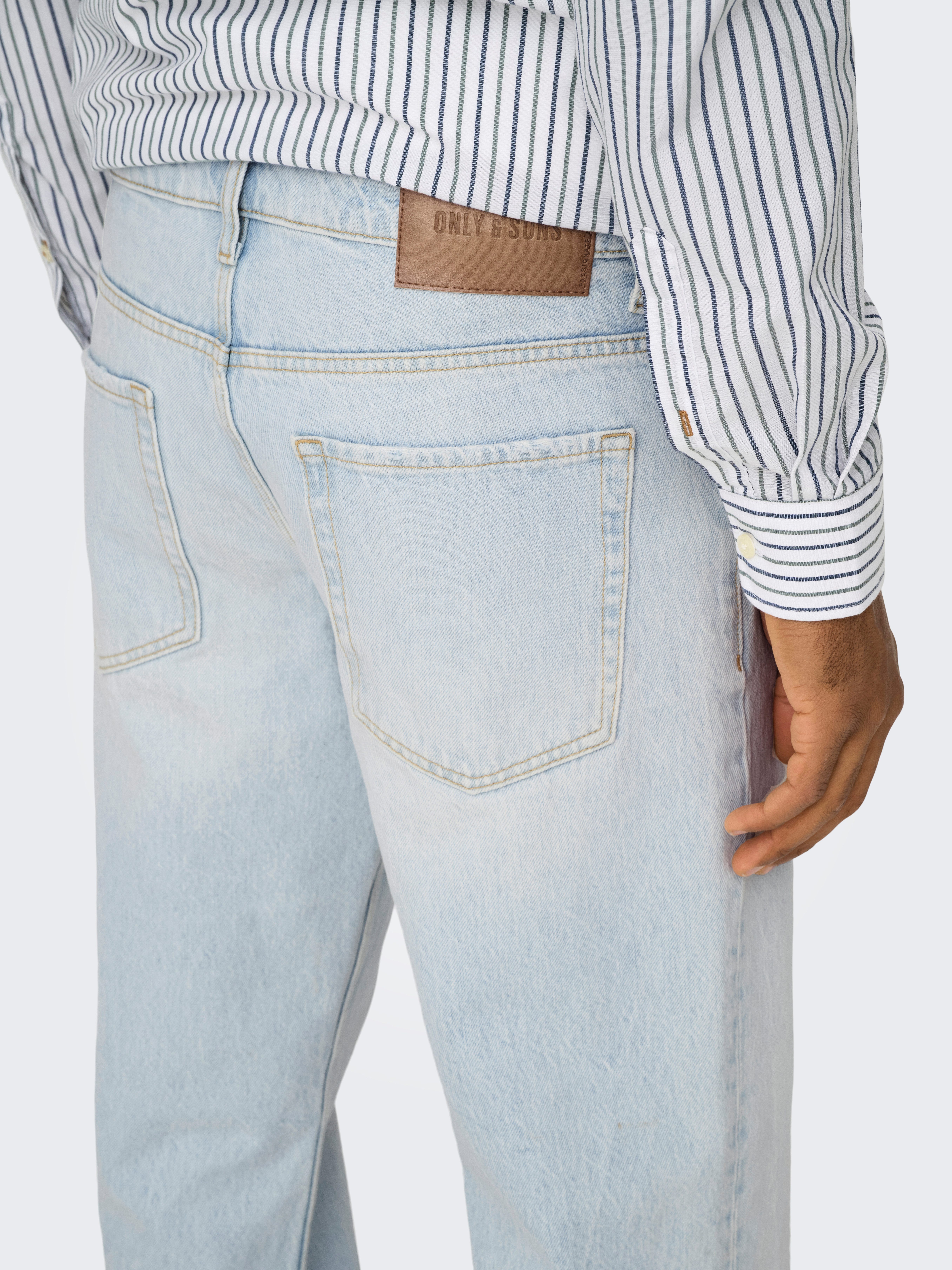 ONLY & SONS Regular fit jeans ONSEDGE STRAIGHT BROMO 0017 DOT DNM NOOS