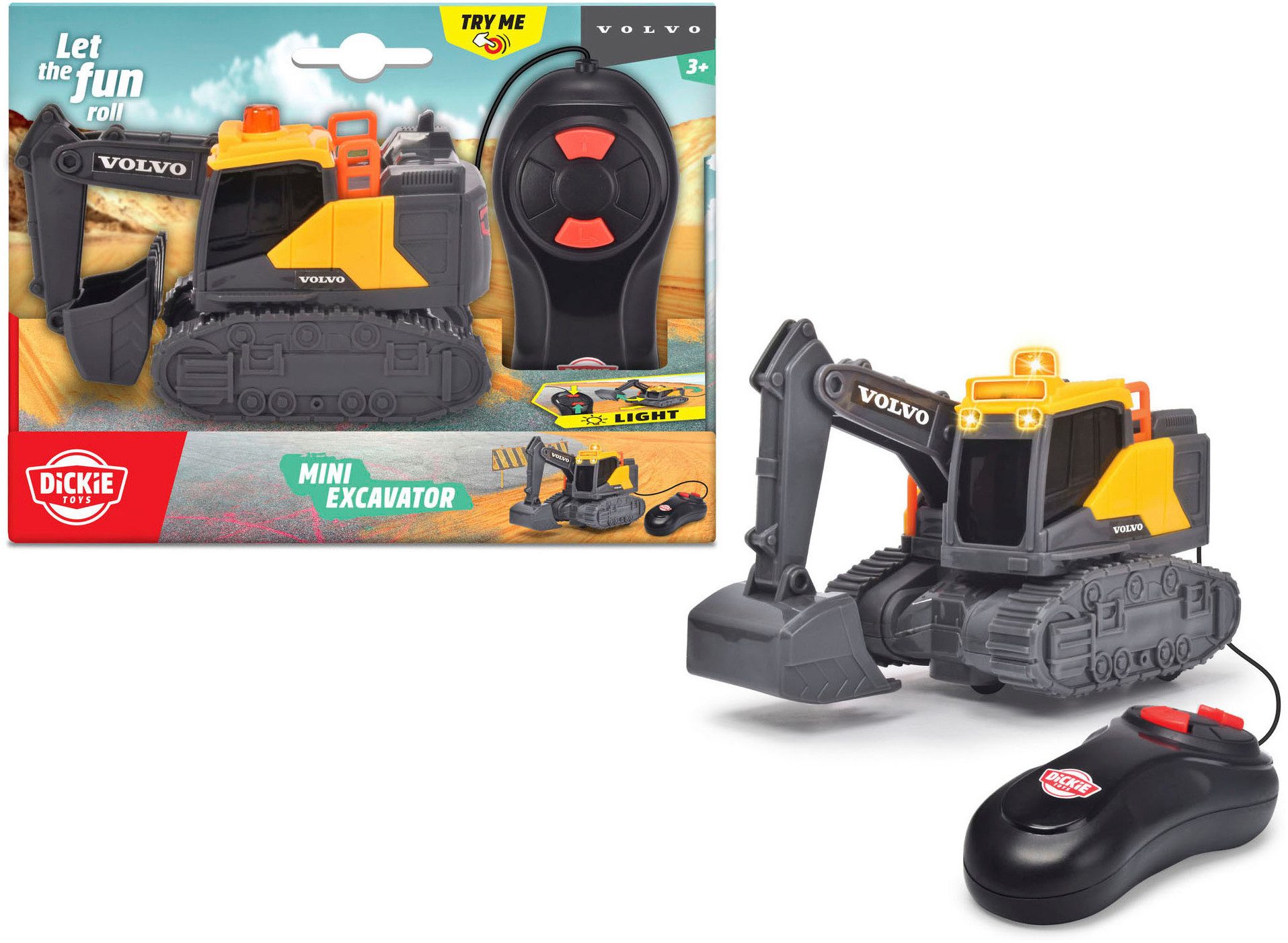 Dickie Toys Radiografisch bestuurbare auto Mini Excavator