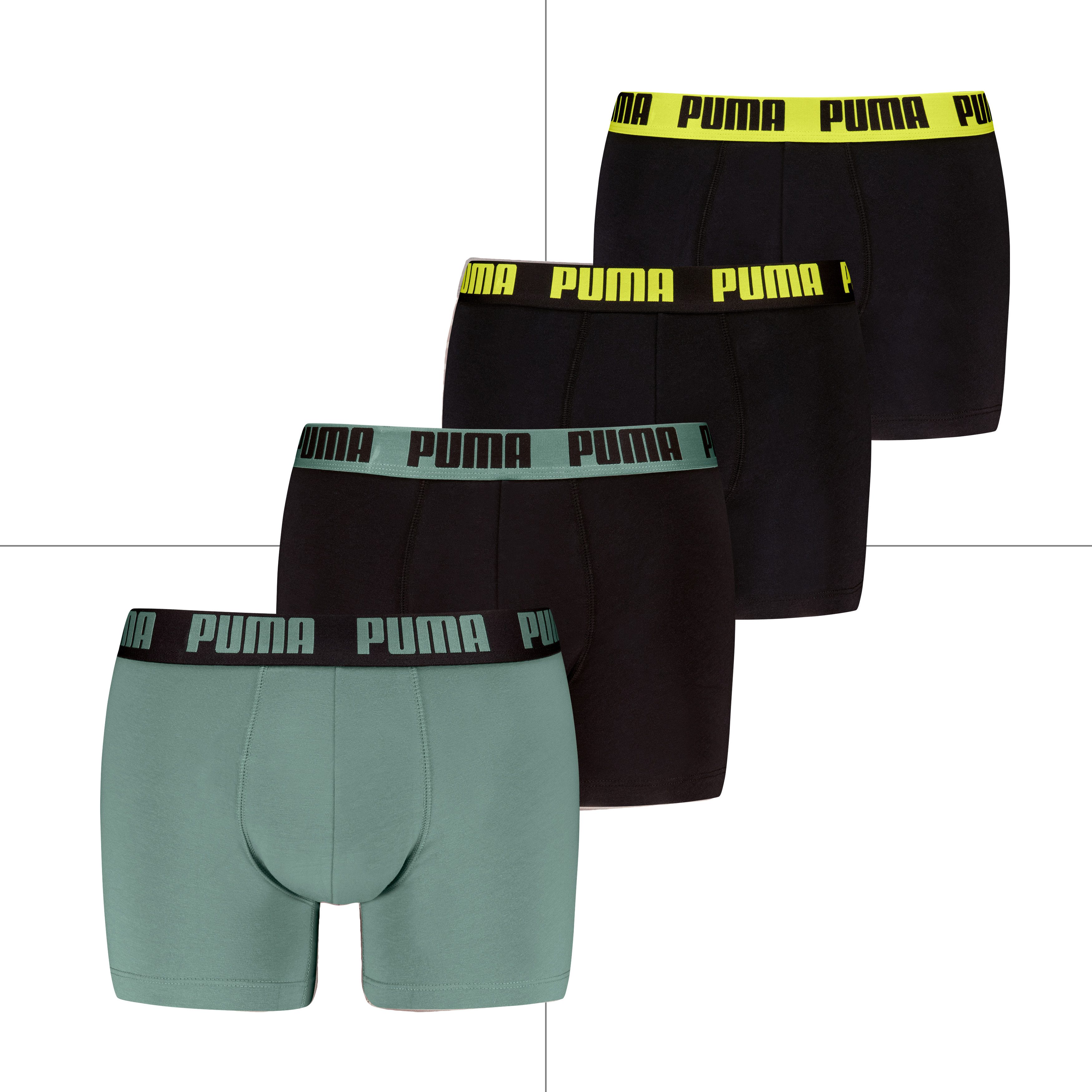 PUMA Boxershort PUMA MEN EVERYDAY BOXER 4P ECOM (Set van 4)