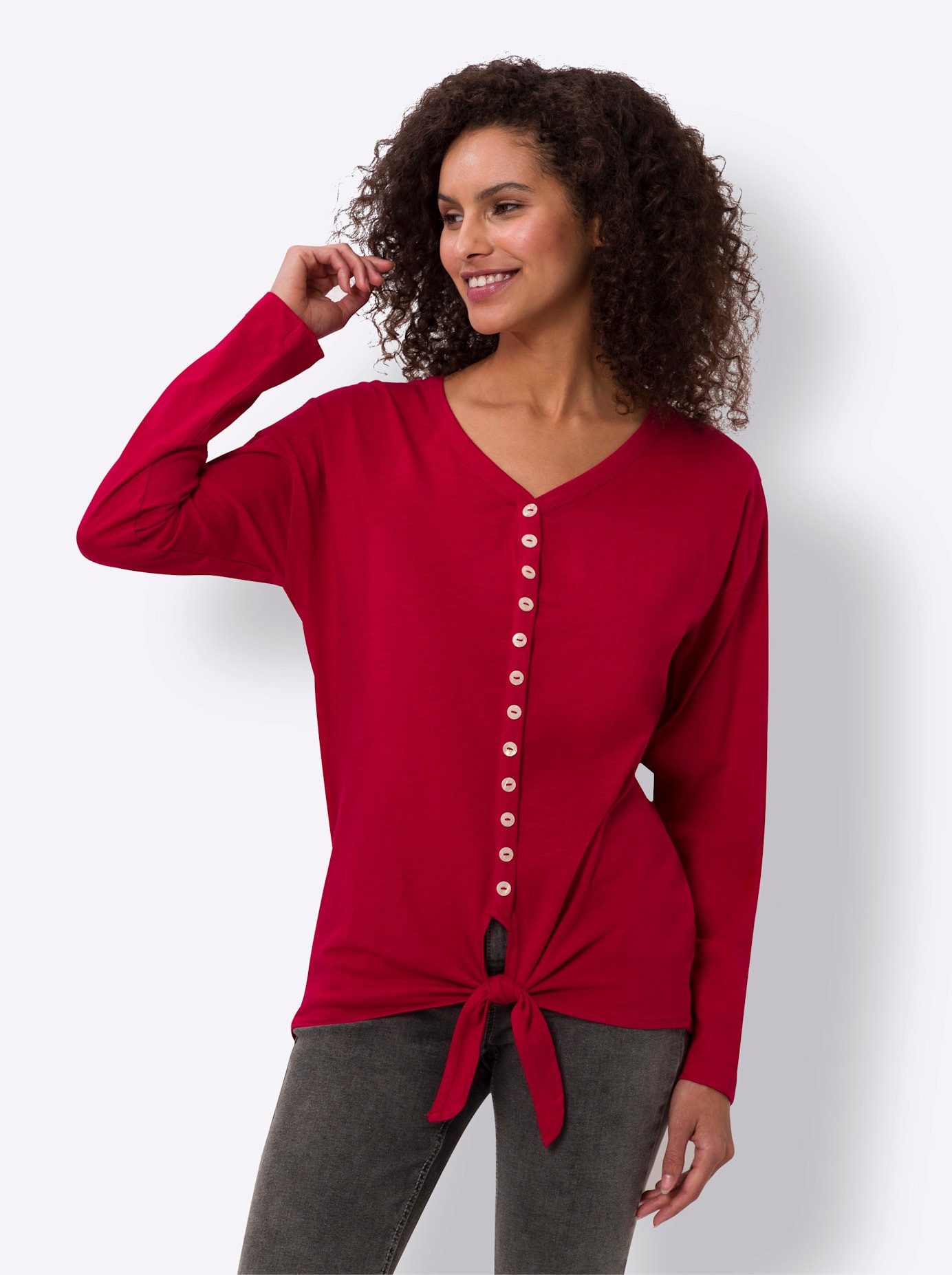 heine Shirt met lange mouwen Shirt (1-delig)