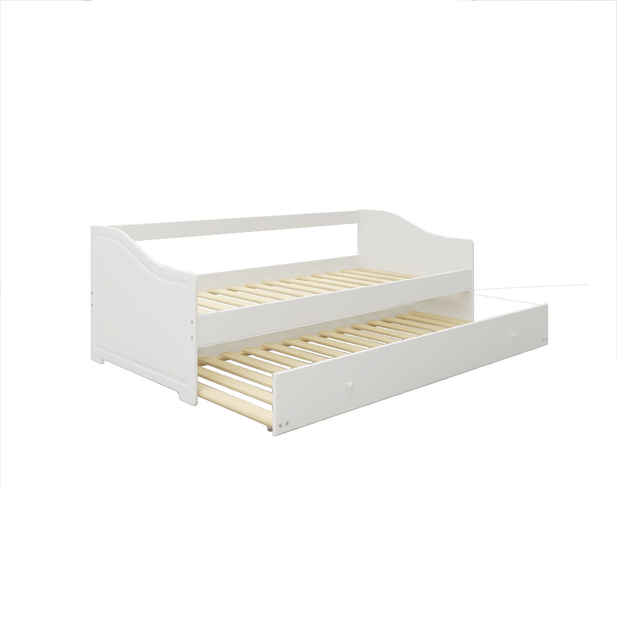 Home affaire Slaapbank Arlo, inclusief 2 matrassen + lattenbodems, jeugdbed, logeerbed (set, 5-delig)