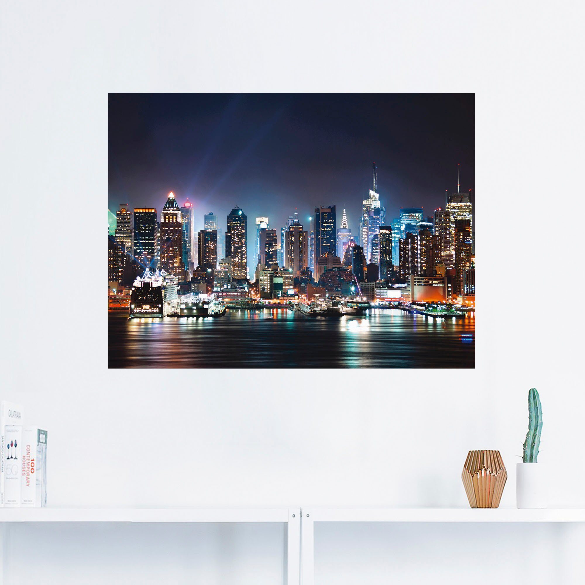 Artland Artprint New York City Times Square als artprint op linnen, poster, muursticker in verschillende maten
