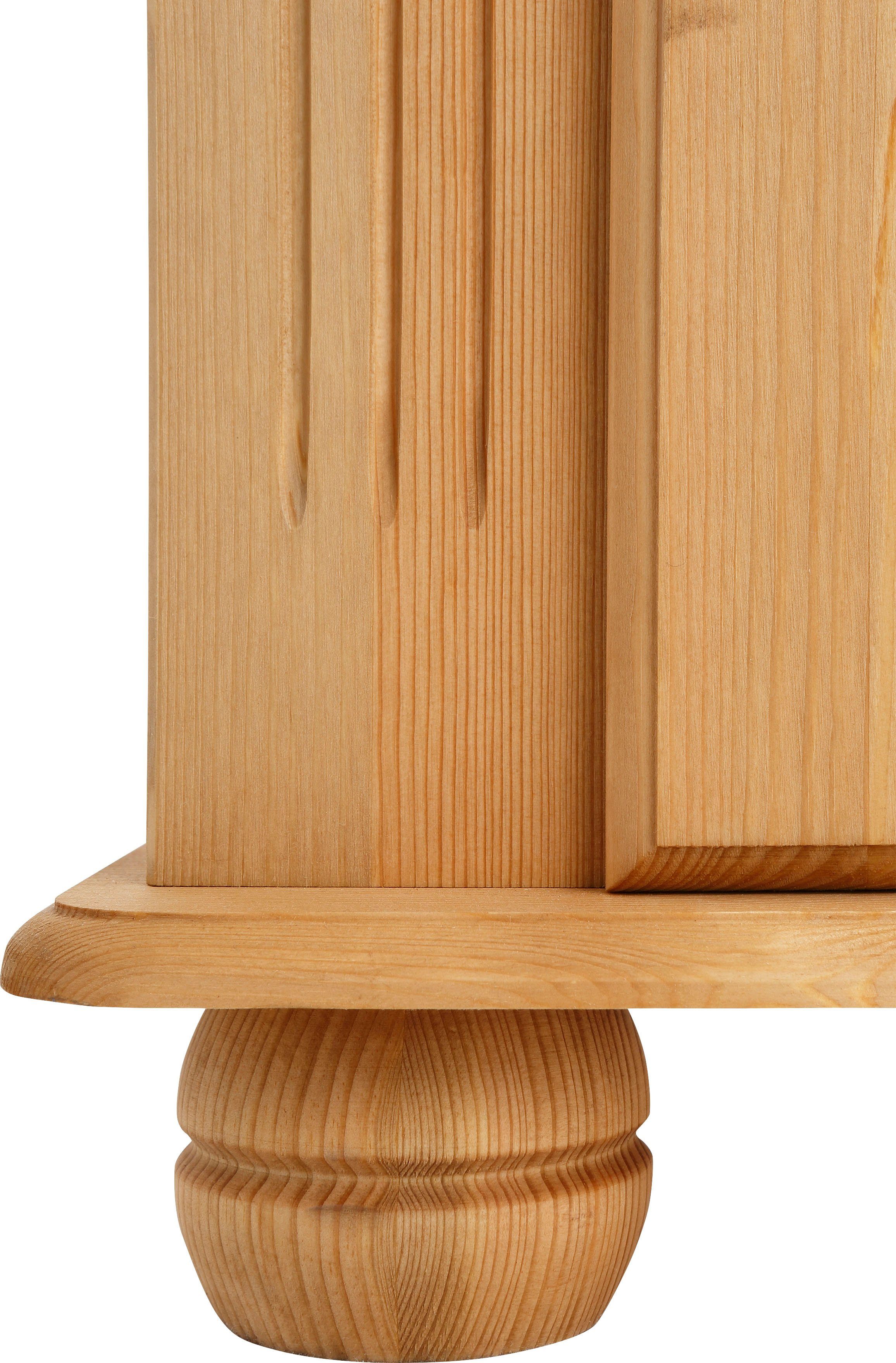 Home affaire Dressoir ADELE Commode, 3-deurs, breedte 130 cm, van massief dennenhout, FSC®