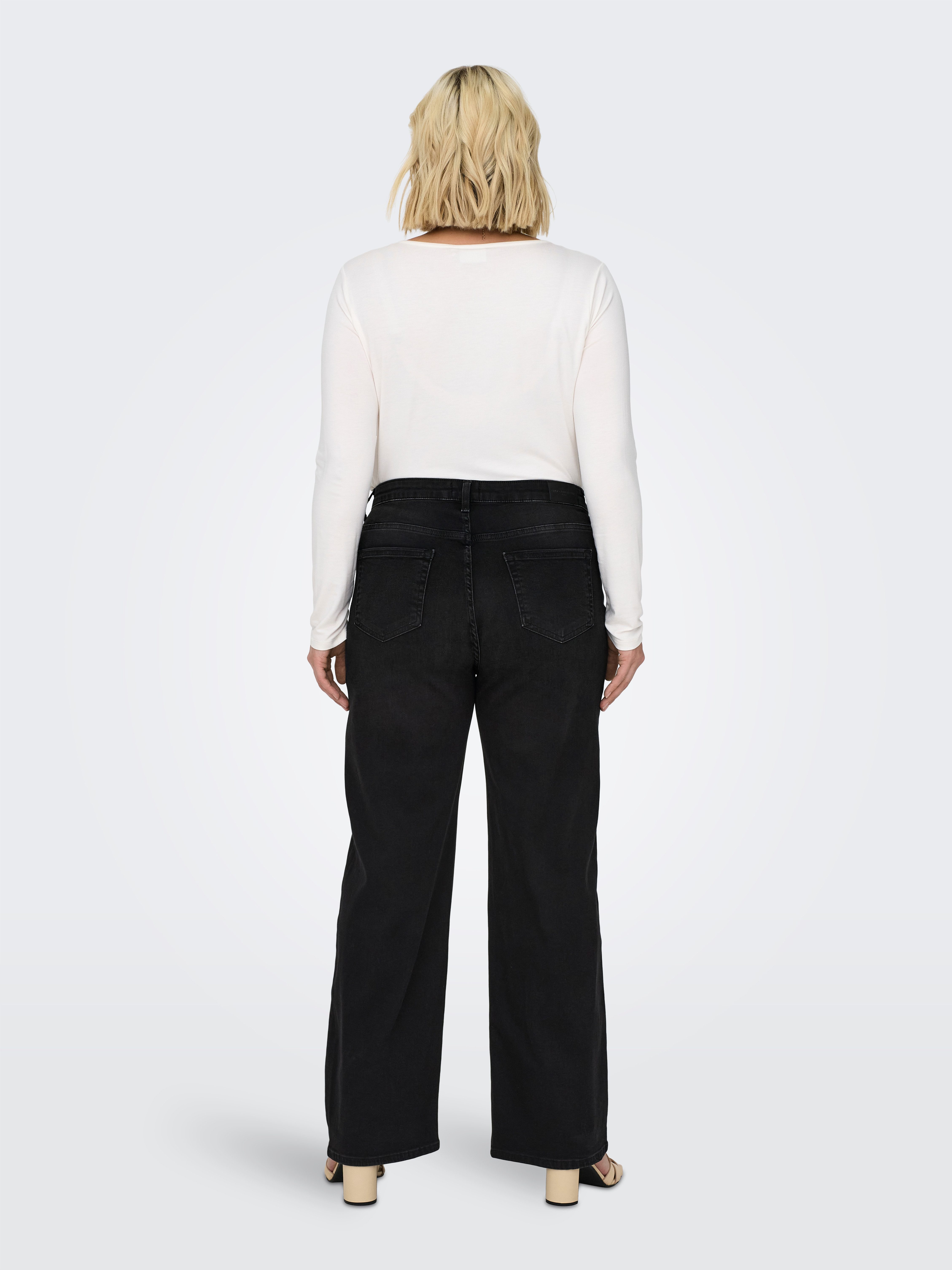 ONLY CARMAKOMA High-waist jeans CARWILLY HW WIDE JEANS CRO1099 NOOS