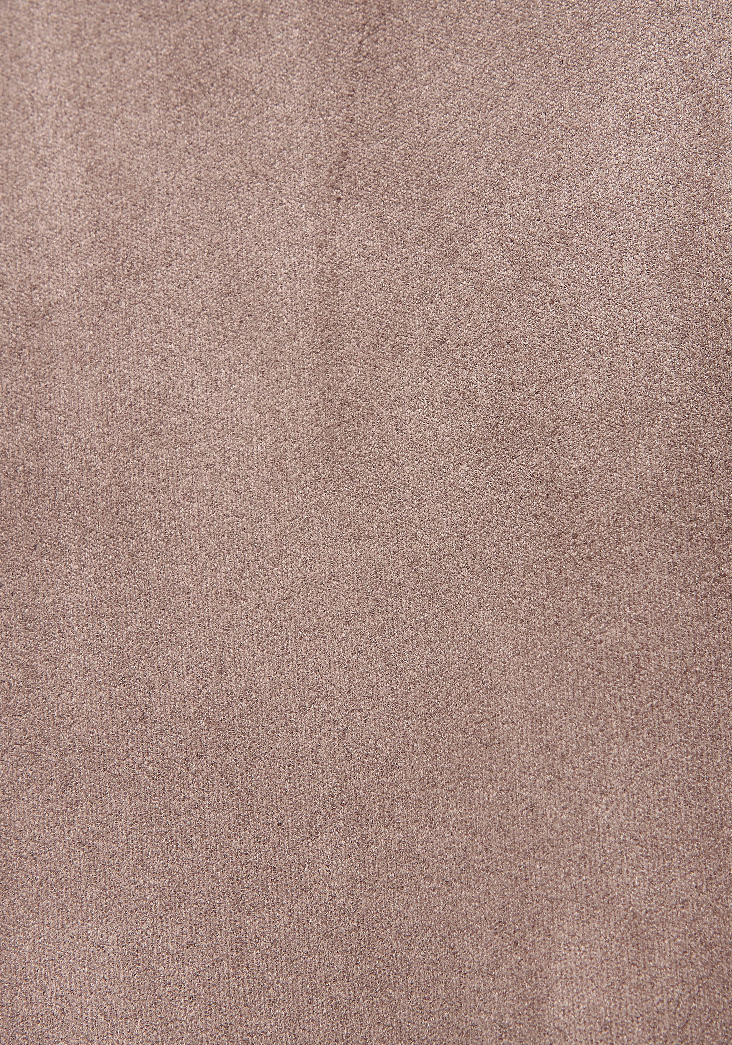 French Connection T-shirt van veloursleer-imitatie met kleine borduursel, loungewear