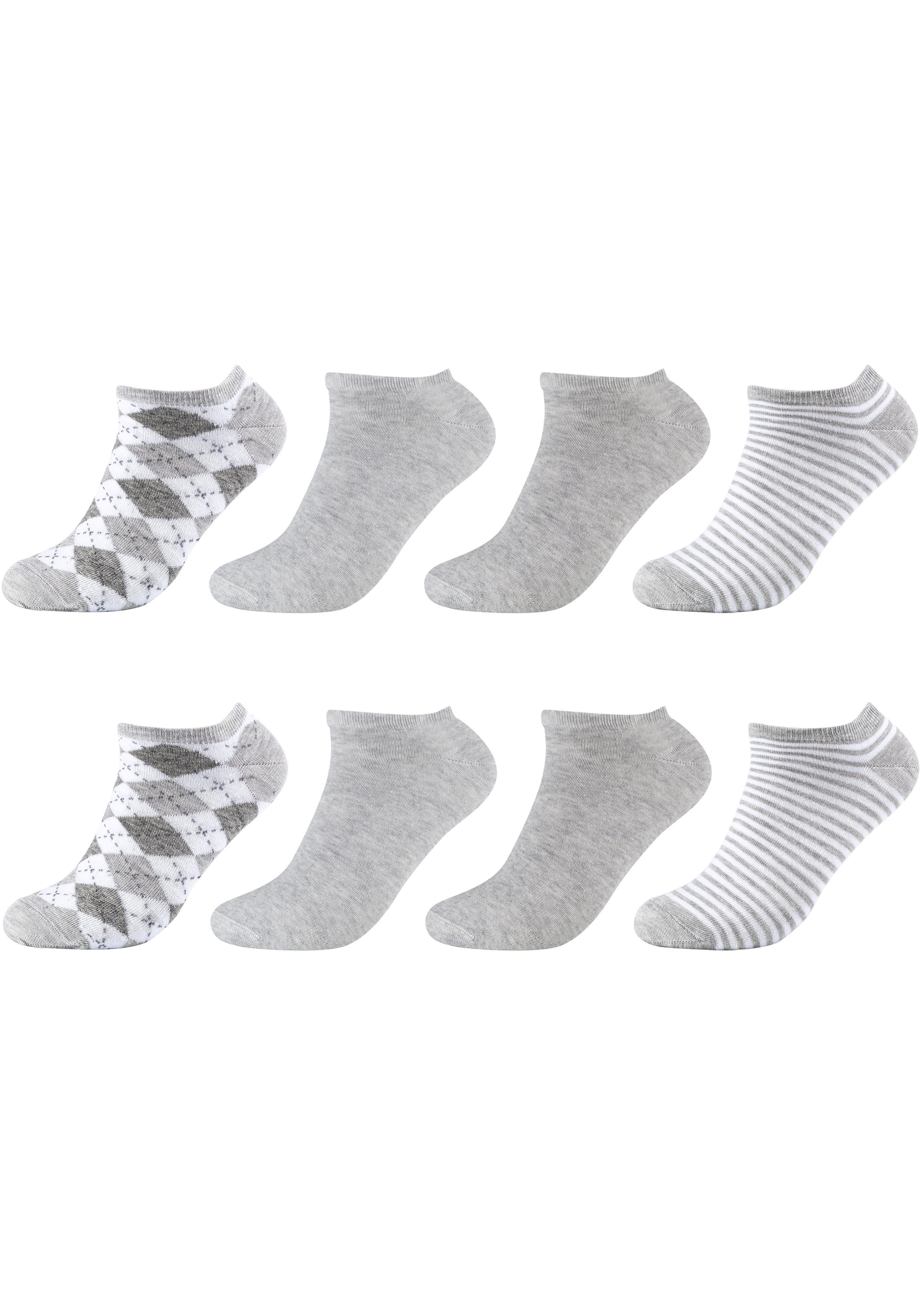 s.Oliver Korte sokken Essentials met verschillende designs (4 paar)