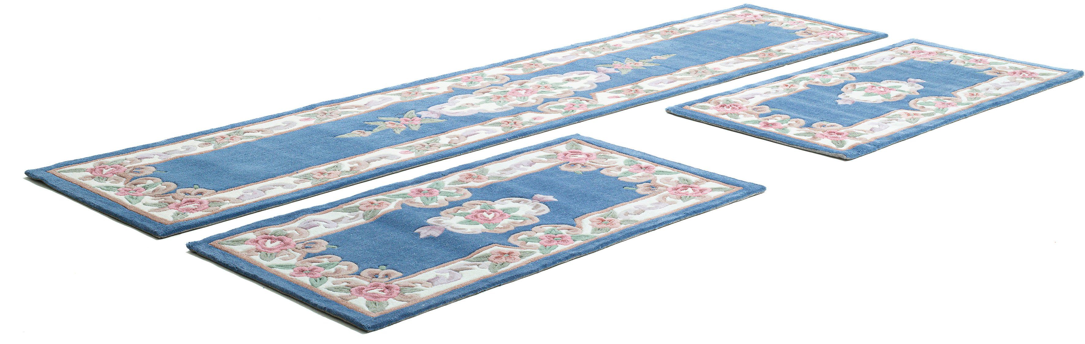 THEKO Set slaapkamerkleedjes Ming Slaapkamerkleed, loperset, uitstekend acrylgaren, gebloemd design