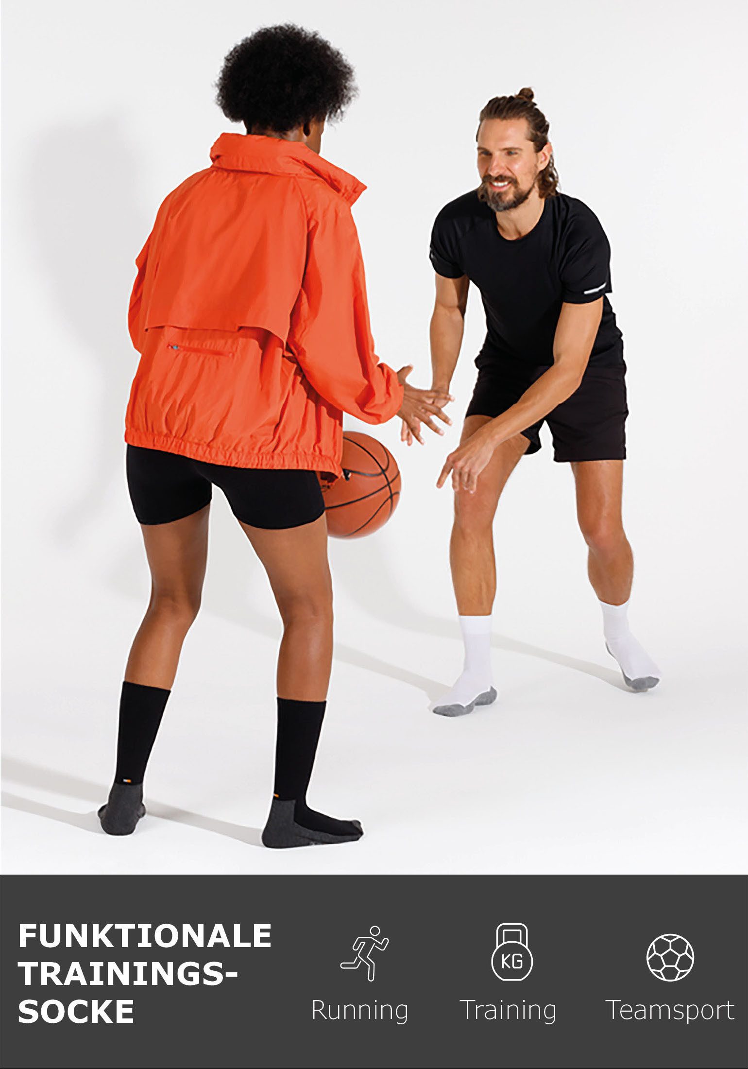 Camano Sportsokken Function met vochtregulerend materiaal (set, 4 paar)