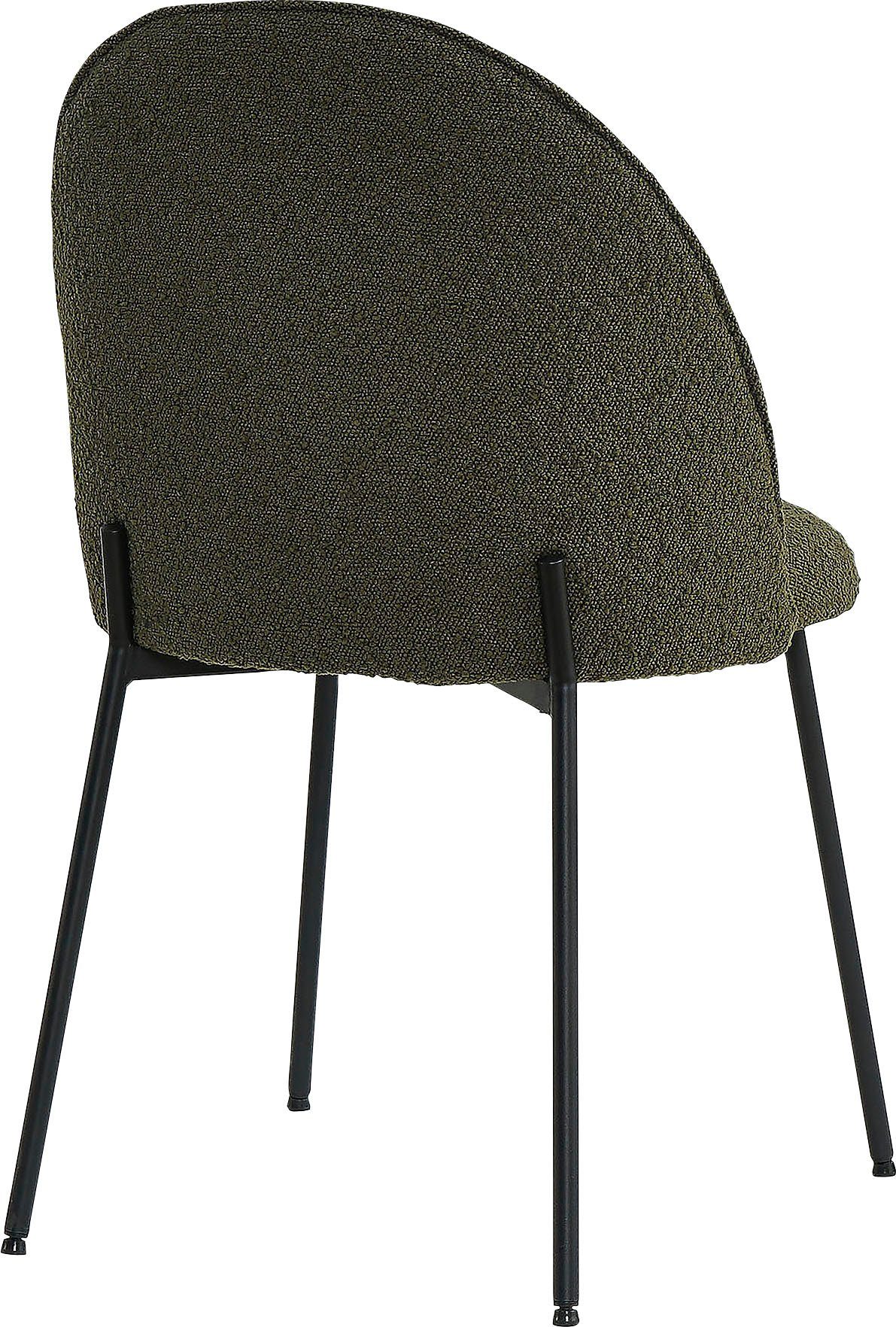 TOM TAILOR HOME Stoel met afgeronde rugleuning (set, 2 stuks)