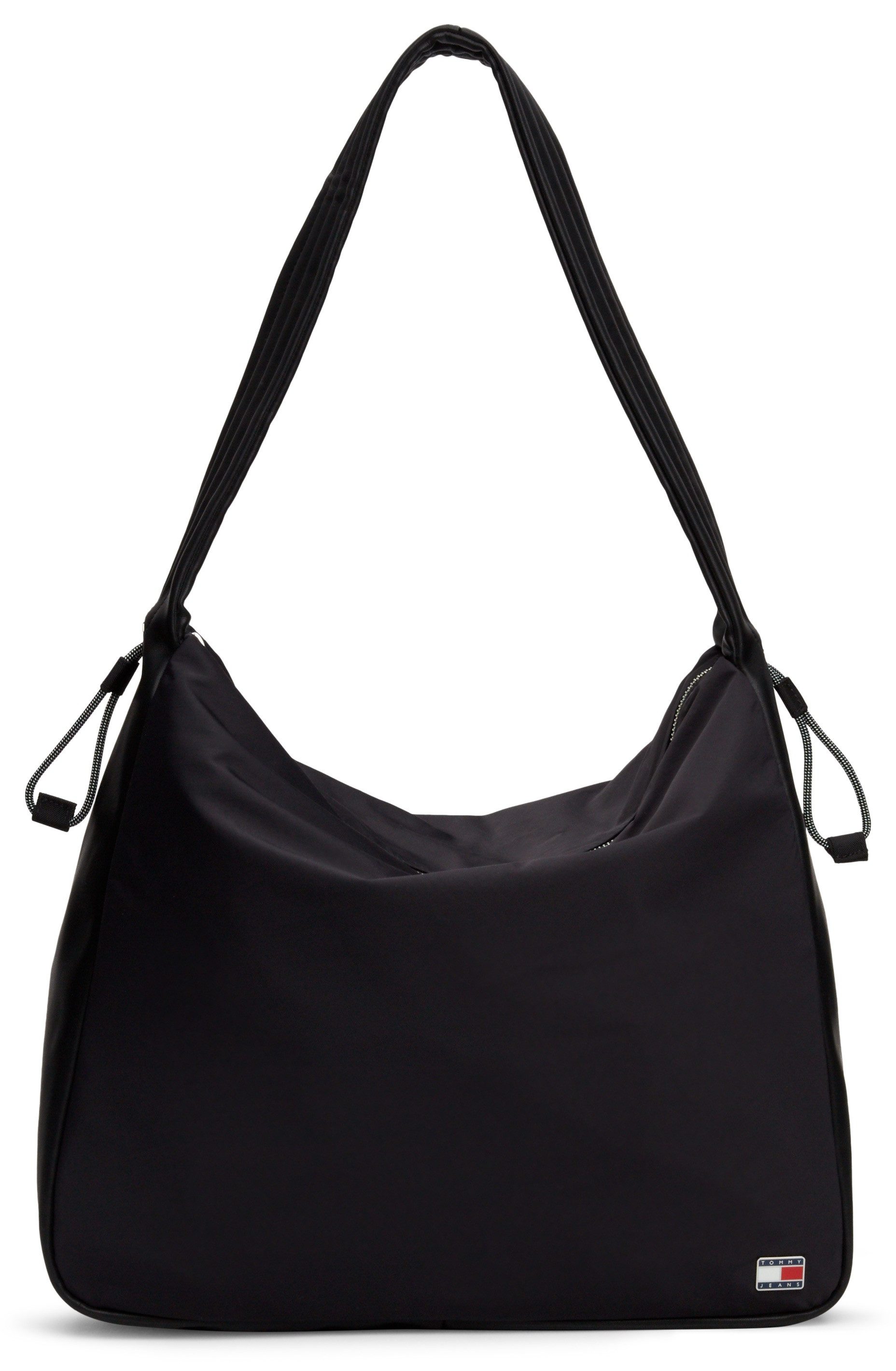 Tommy Jeans Zwarte Nylon Schoudertas Black Dames