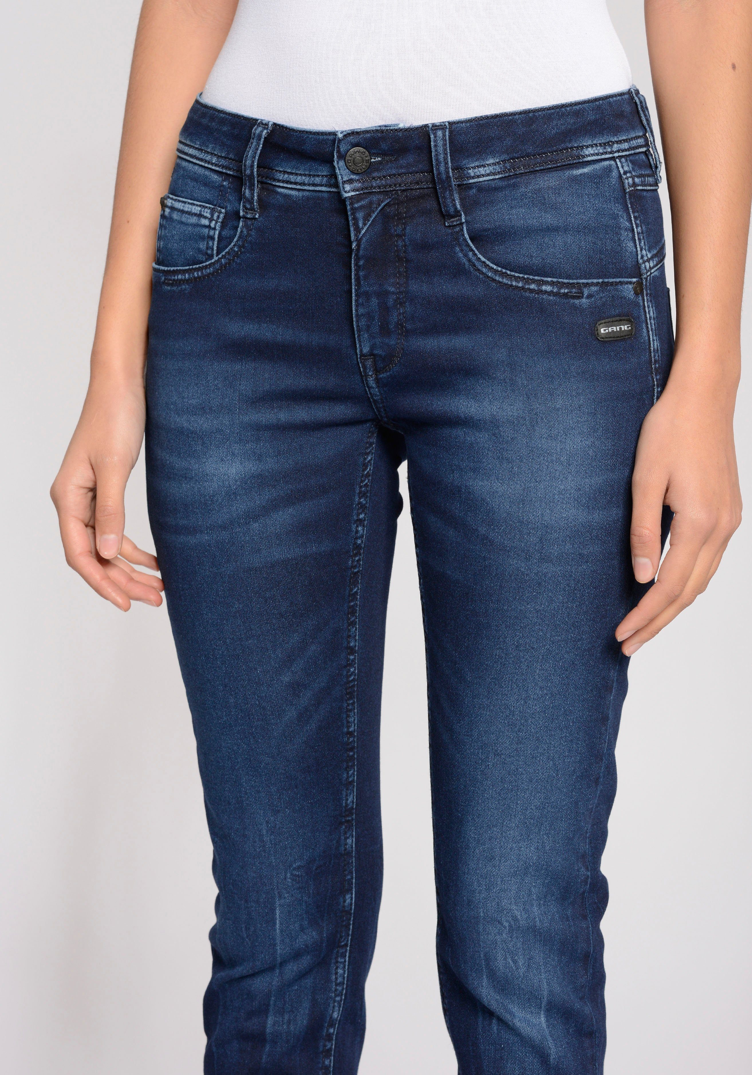 GANG Relax fit jeans 94AMELIE CROPPED in 5-pocket-stijl