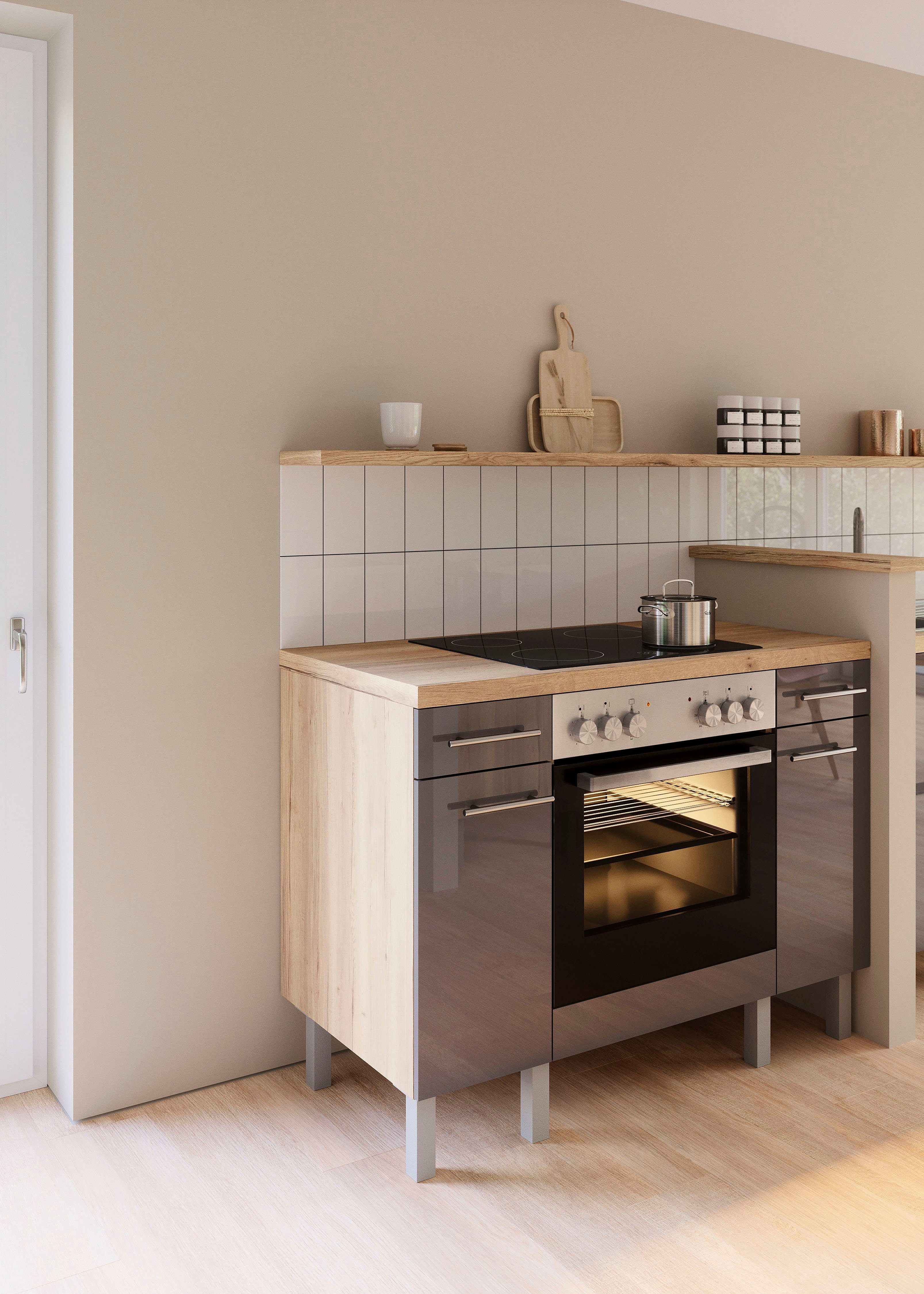 OPTIFIT Keuken Lilly Breedte 120, optioneel met elektrische apparaten