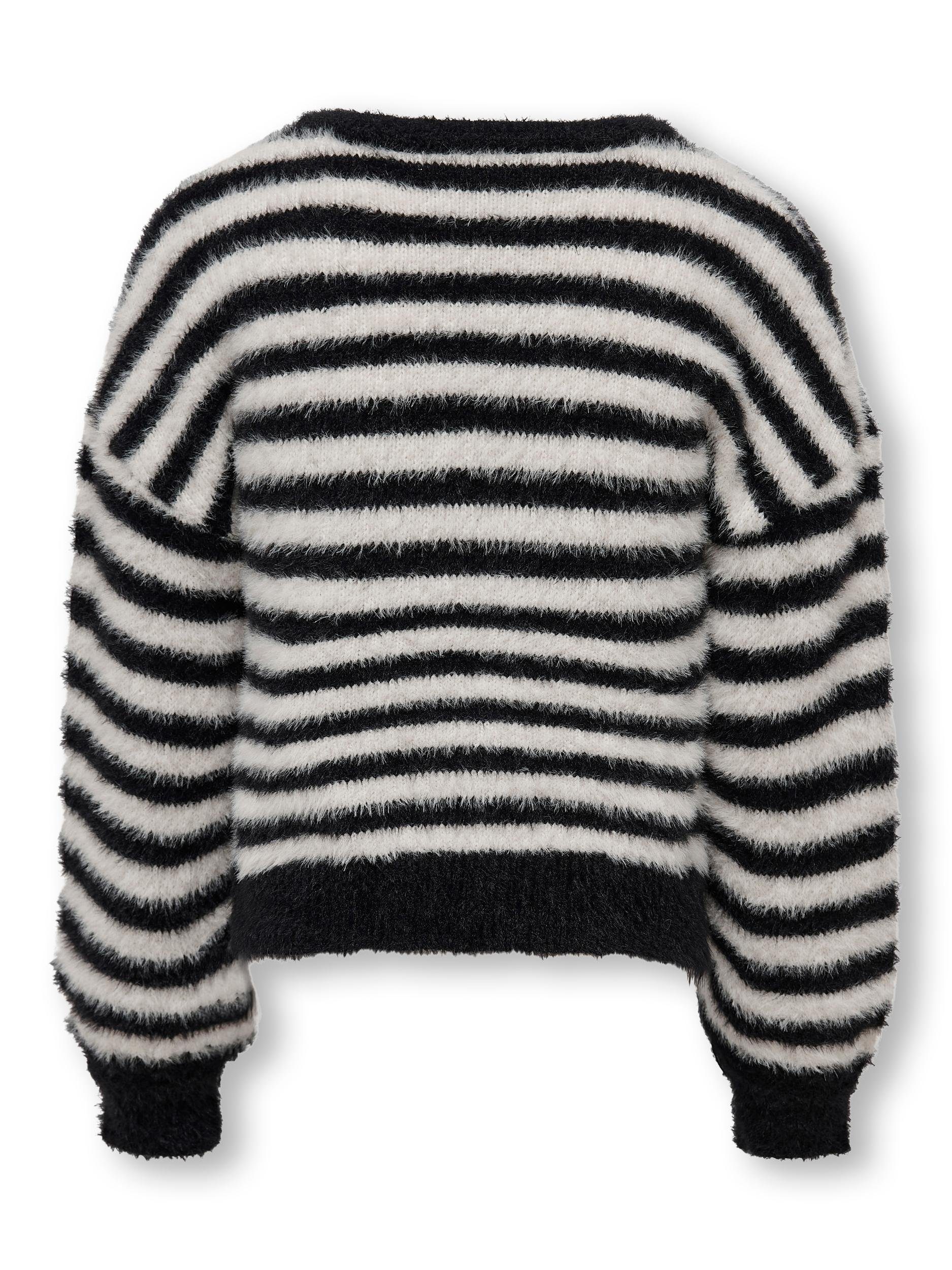 KIDS ONLY Trui met ronde hals KOGNEWPIUMO L/S PULLOVER CP KNT NOOS