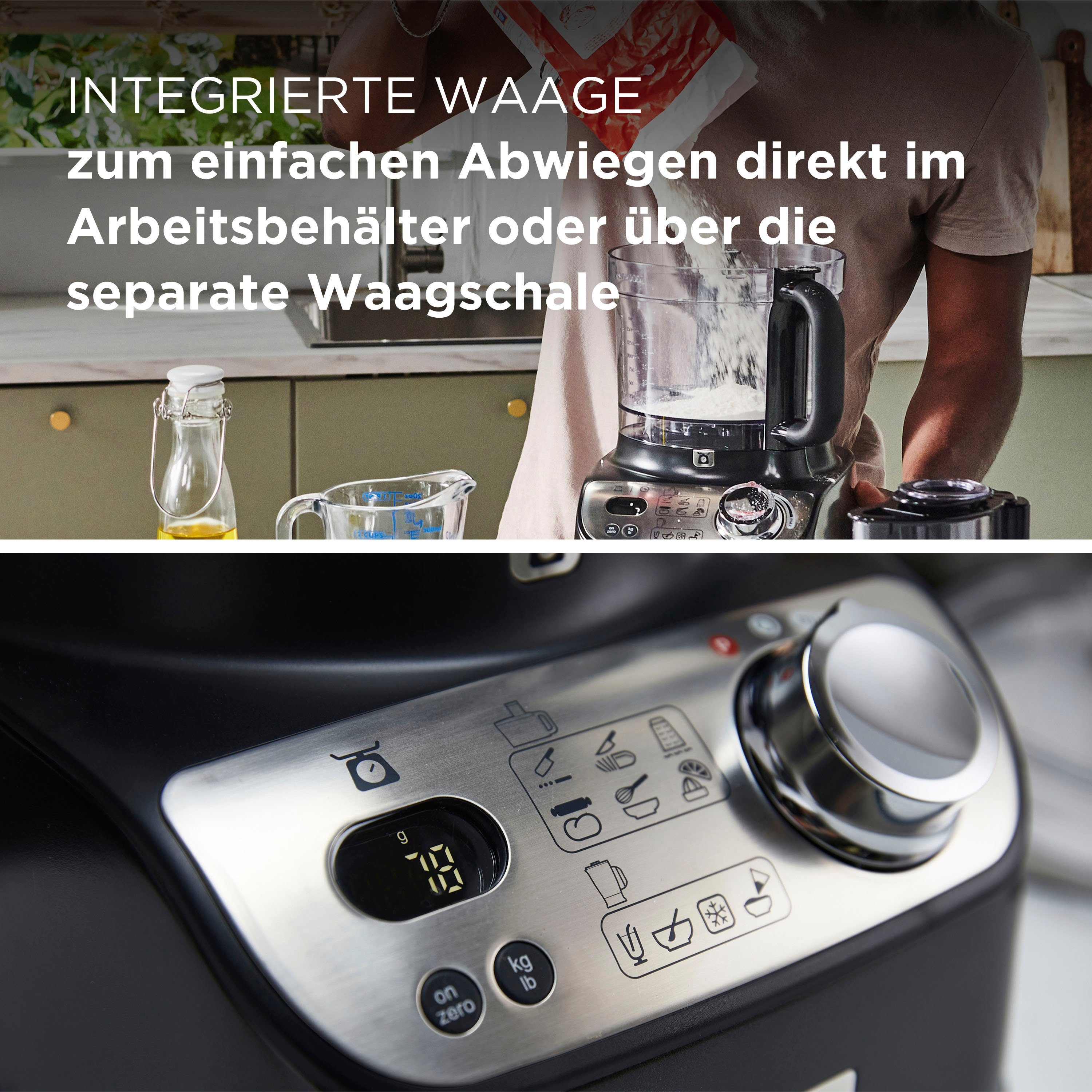 KENWOOD Keukenmachine FDM72.990BK MultiPro XL Weigh+