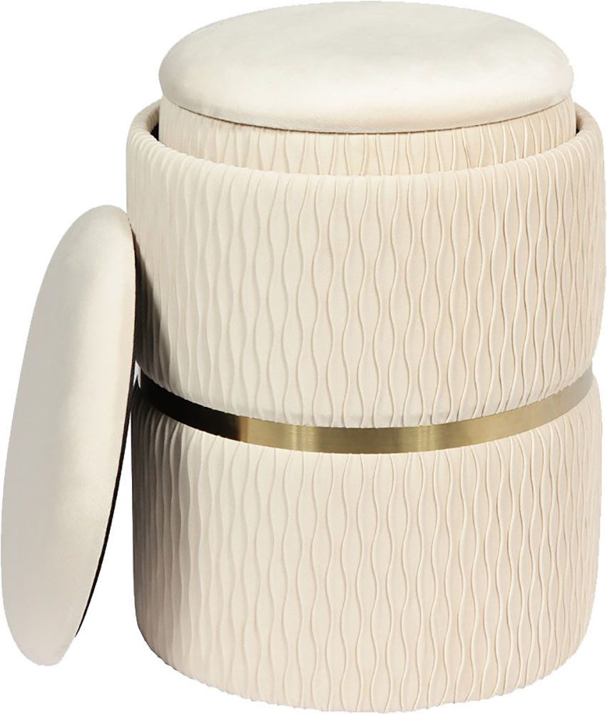 Kayoom Hocker Kruk Zora 425 2-delige set, praktische en verborgen opbergruimte (set, 2 stuks)