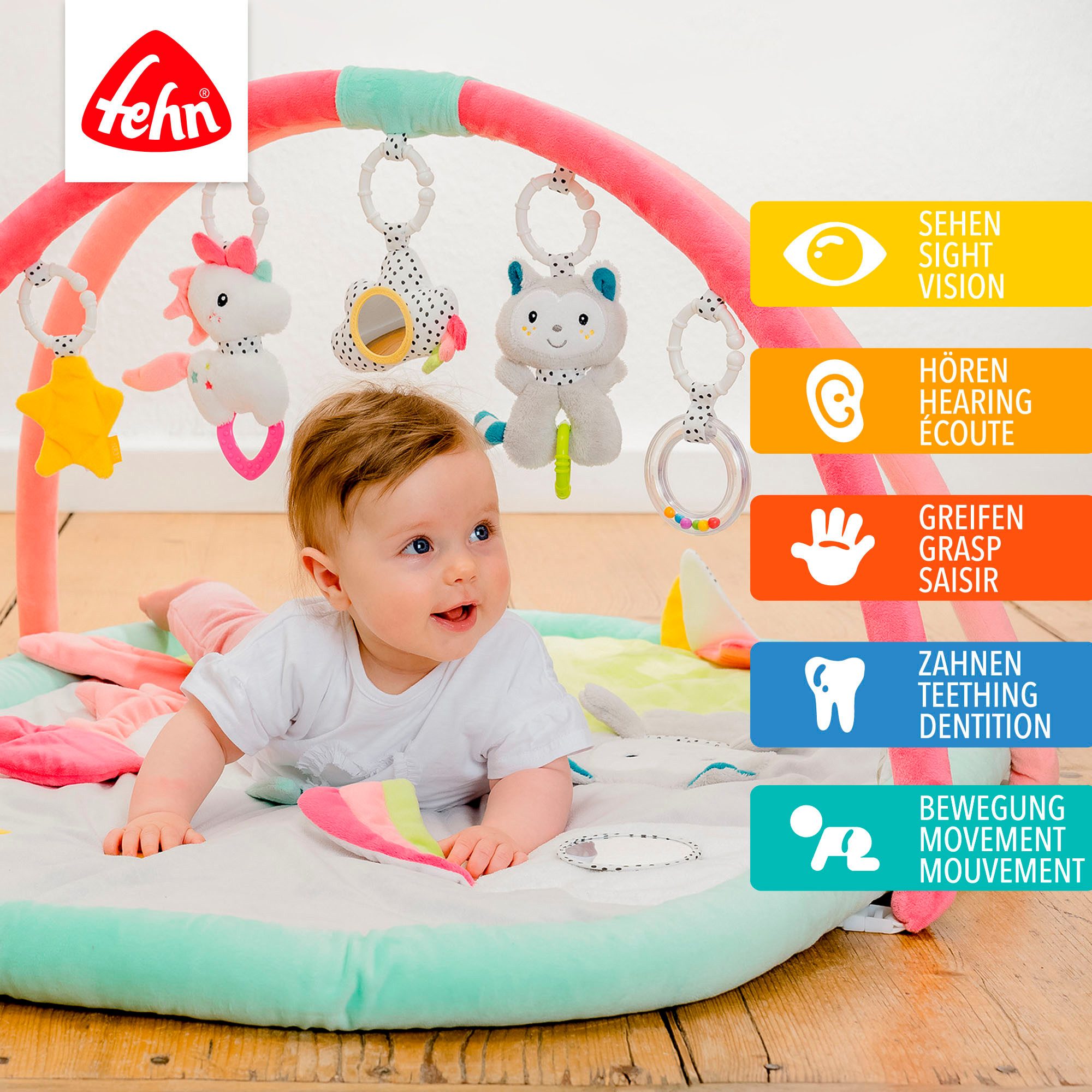 Fehn Speelboog Aiko & Yuki, 3-D-activiteit deken