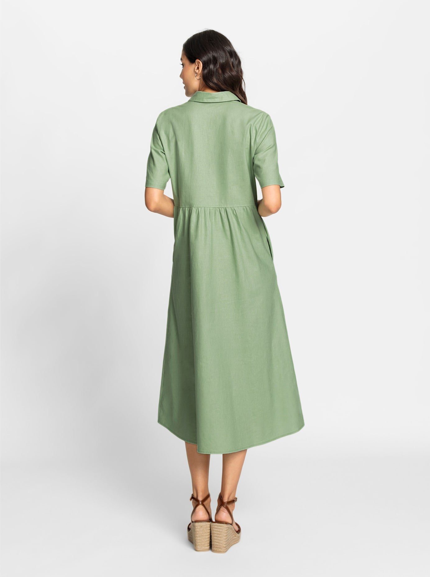 Classic Inspirationen Jurk met overhemdkraag Jurk