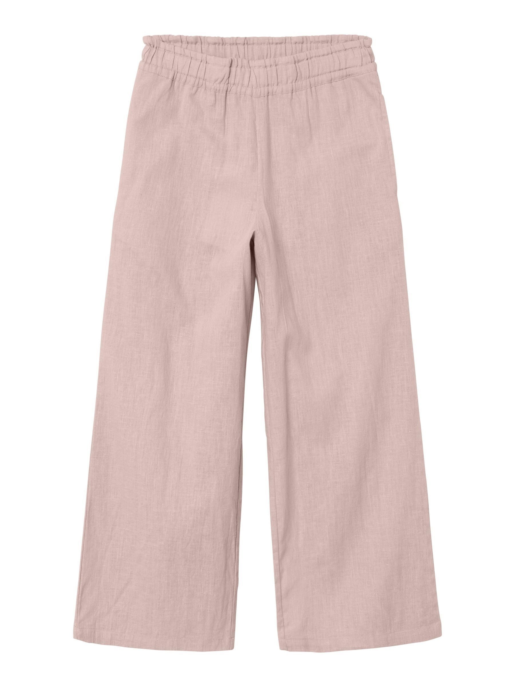 Name It Geweven broek NKFFALINNEN WIDE PANT NOOS