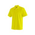 maier sports functioneel shirt ulrich voor wandelen en vrije tijd geel
